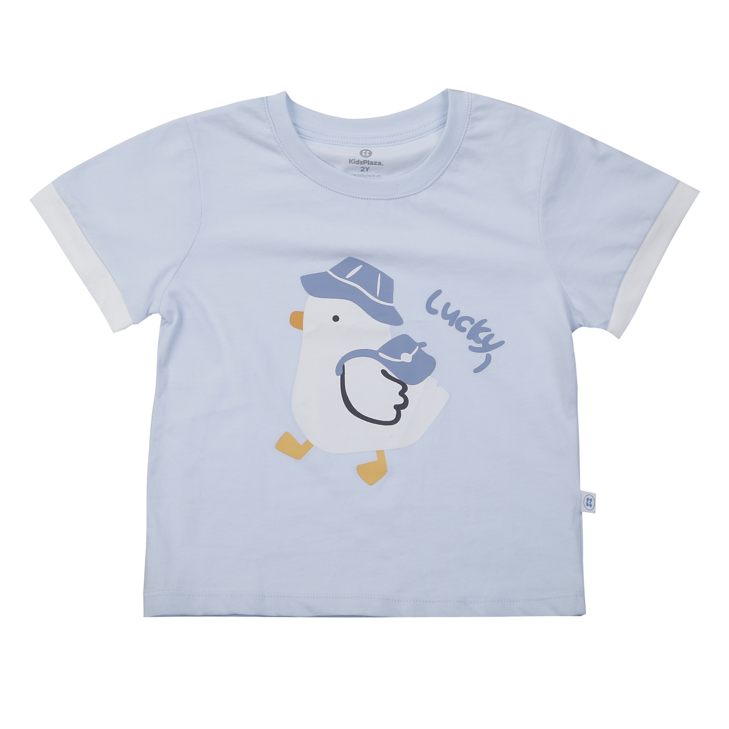 Bộ quần áo cộc bé trai Kidsplaza in duck BA25H (Xanh)