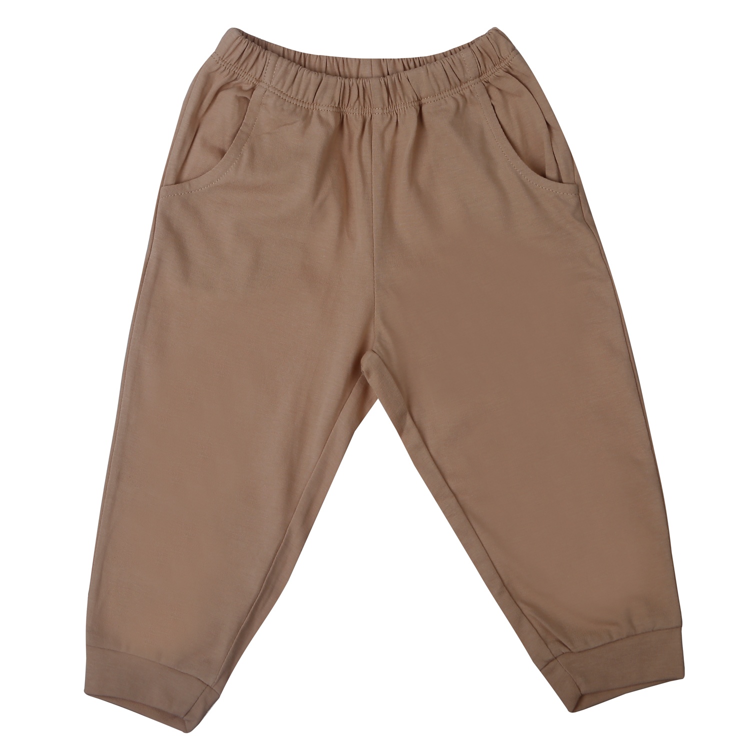 Bộ quần áo dài tay bé trai KidsPlaza cotton in cún BA25T (Nâu be)