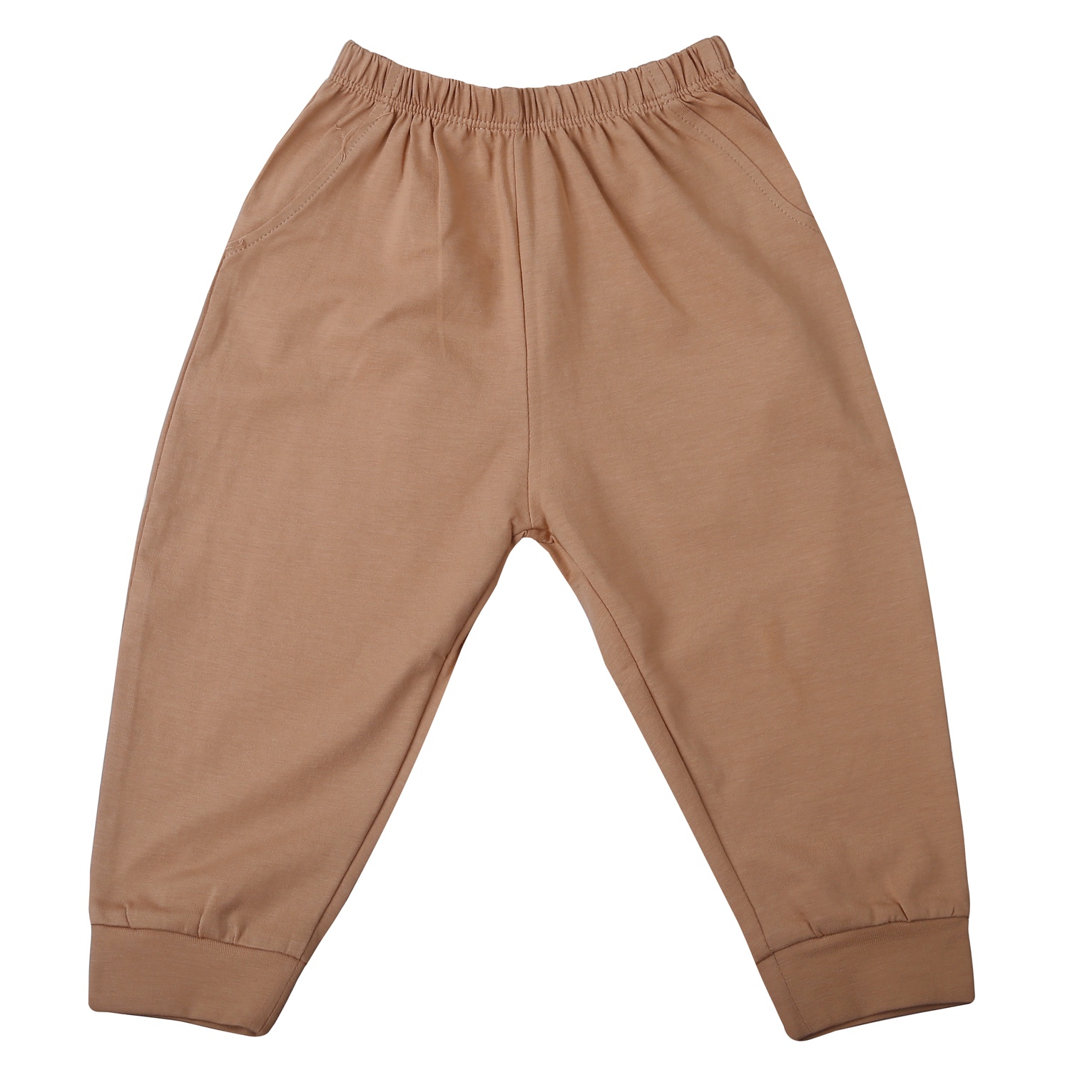 Bộ quần áo dài tay bé trai KidsPlaza cotton in funny M25T (Nâu be)