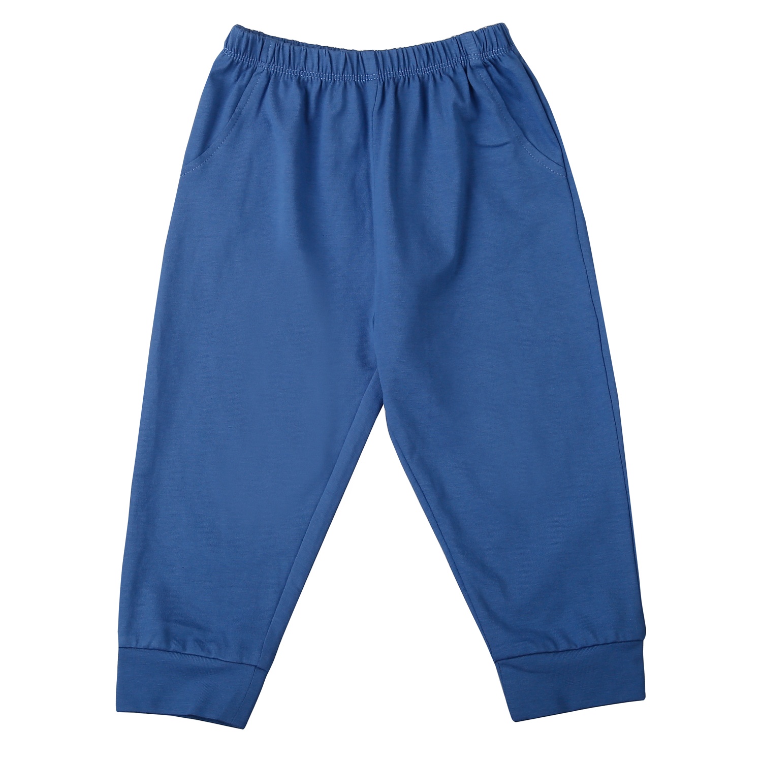 Bộ quần áo dài tay bé trai KidsPlaza cotton in lion M25T (Trắng xanh)