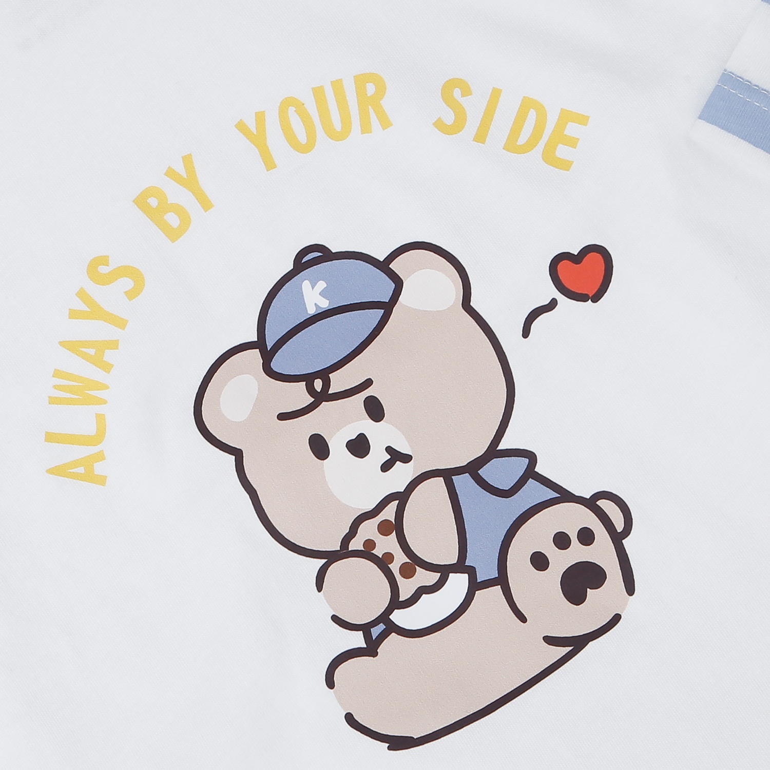 Bộ quần áo dài tay bé trai KidsPlaza in gấu HN25T (Xanh)