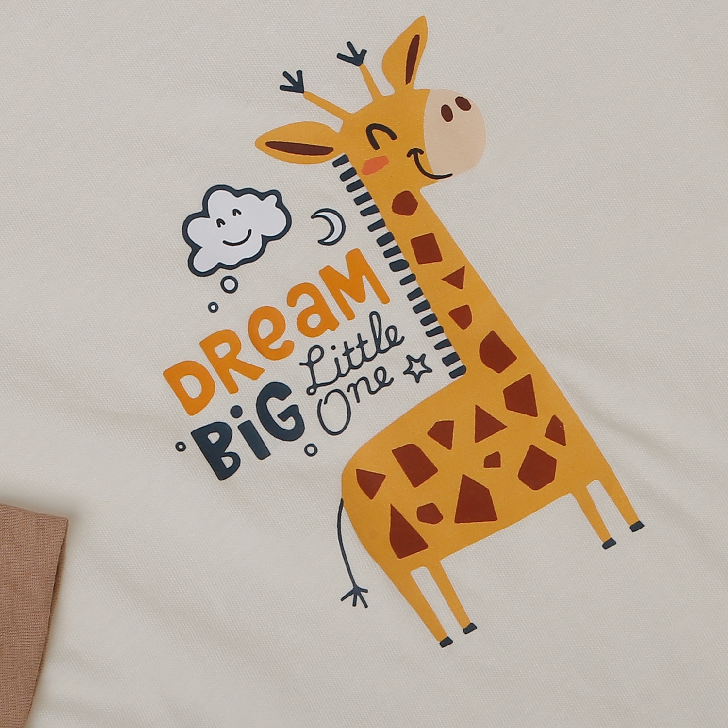 Bộ quần áo dài tay bé trai KidsPlaza in hươu HN25T (Nâu be)