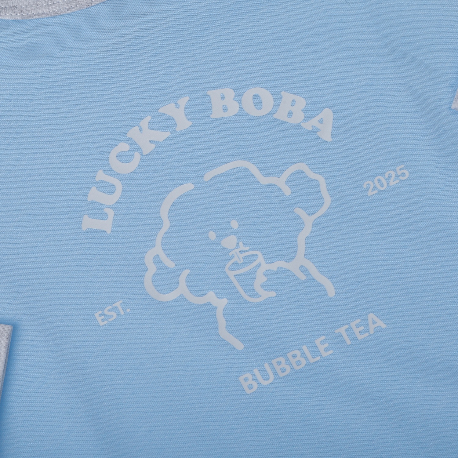 Bộ quần áo dài tay bé trai KidsPlaza in luky boba HN25T (Màu xám)