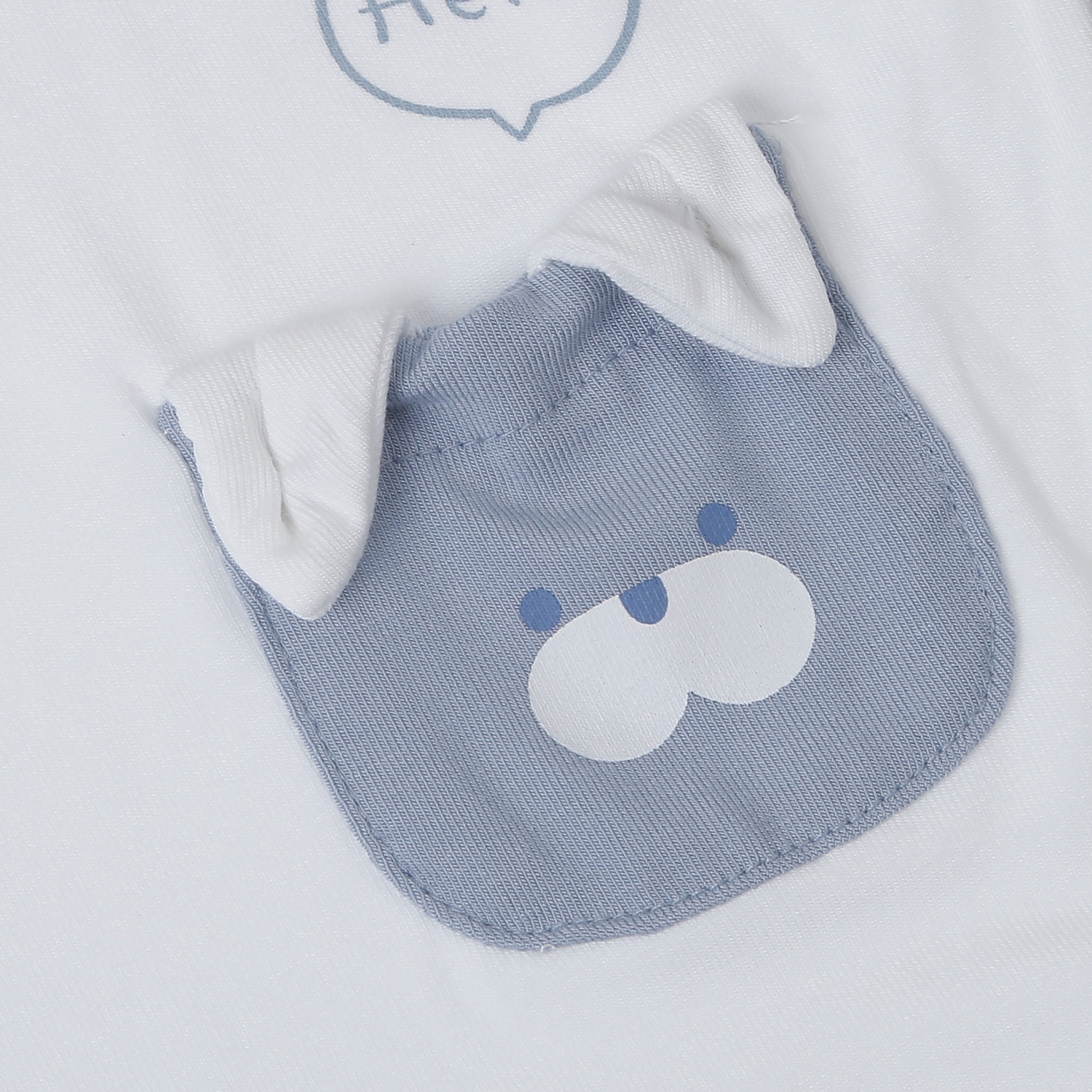  Bộ quần áo dài tay bé trai KidsPlaza Otis gắn túi áo ND25T (Trắng xanh)