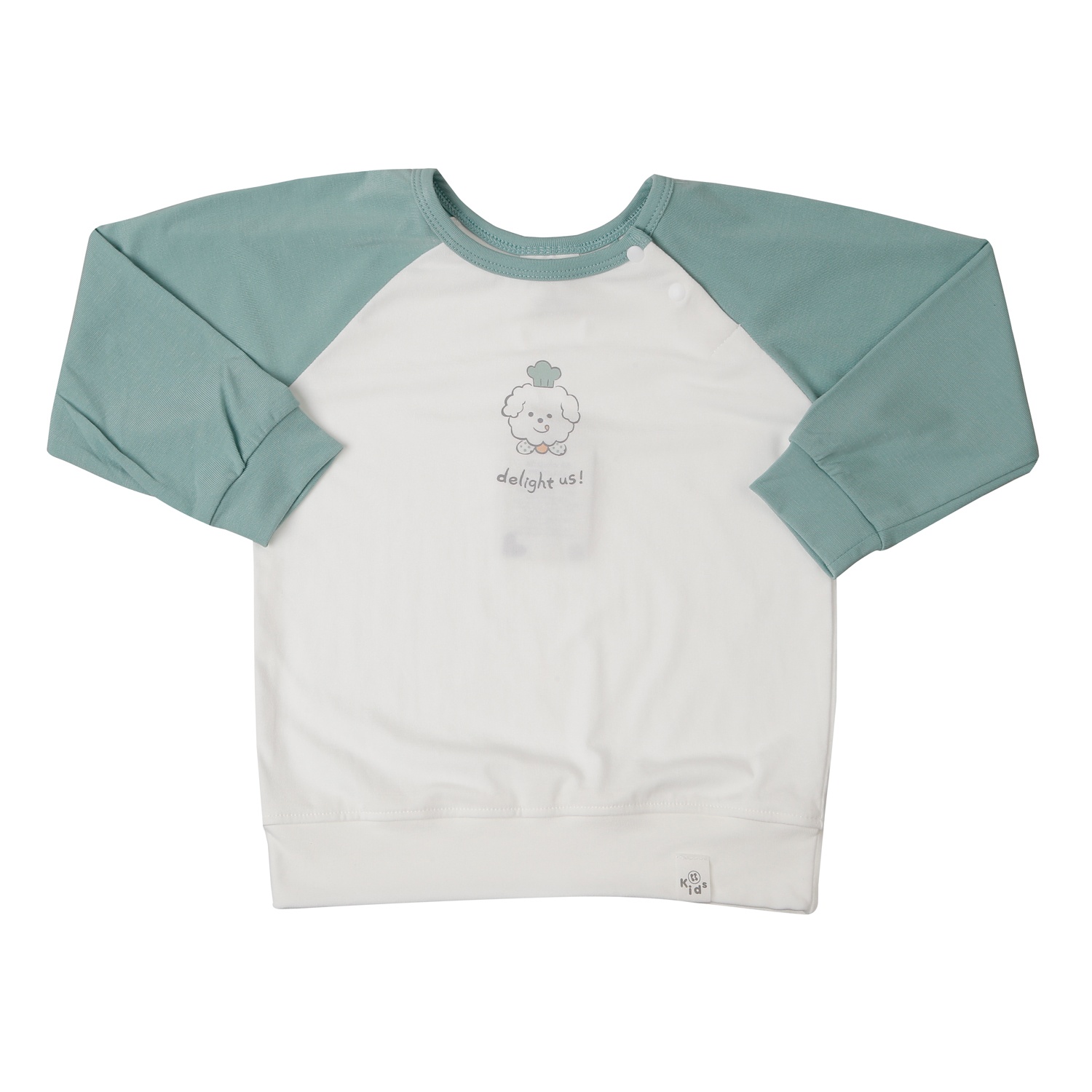 Bộ quần áo dài tay bé trai KidsPlaza Otis in cún ND25T (Màu xanh)