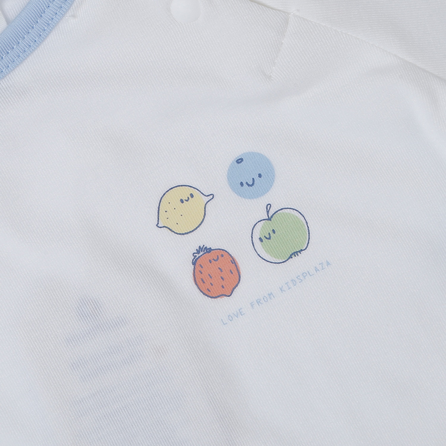 Bộ quần áo dài tay bé trai KidsPlaza Otis in quả ND25T (Trắng xanh) hình 4