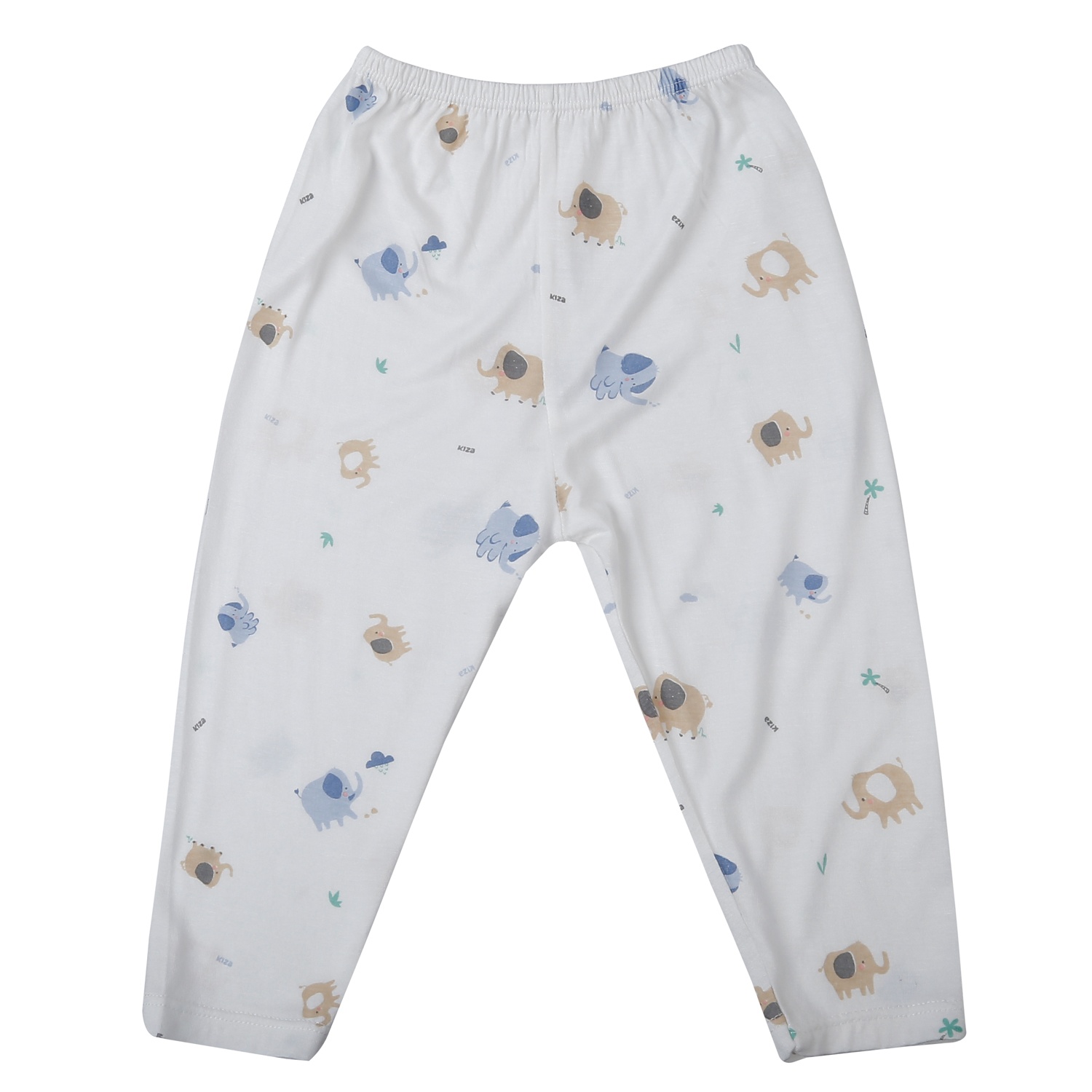 Bộ quần áo dài tay cài giữa Kiza in voi BA25H (Trắng) hình 4