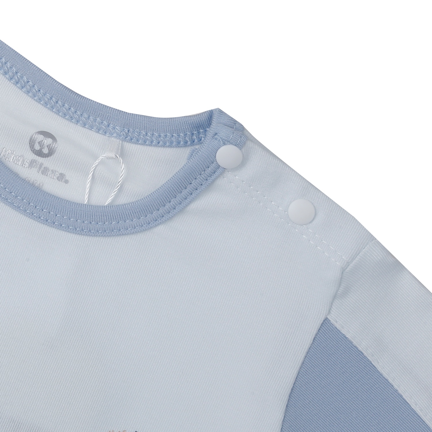 Bộ quần áo dài tay cài vai KidsPlaza Otis in sư tử ND25T (Xanh) hình 3