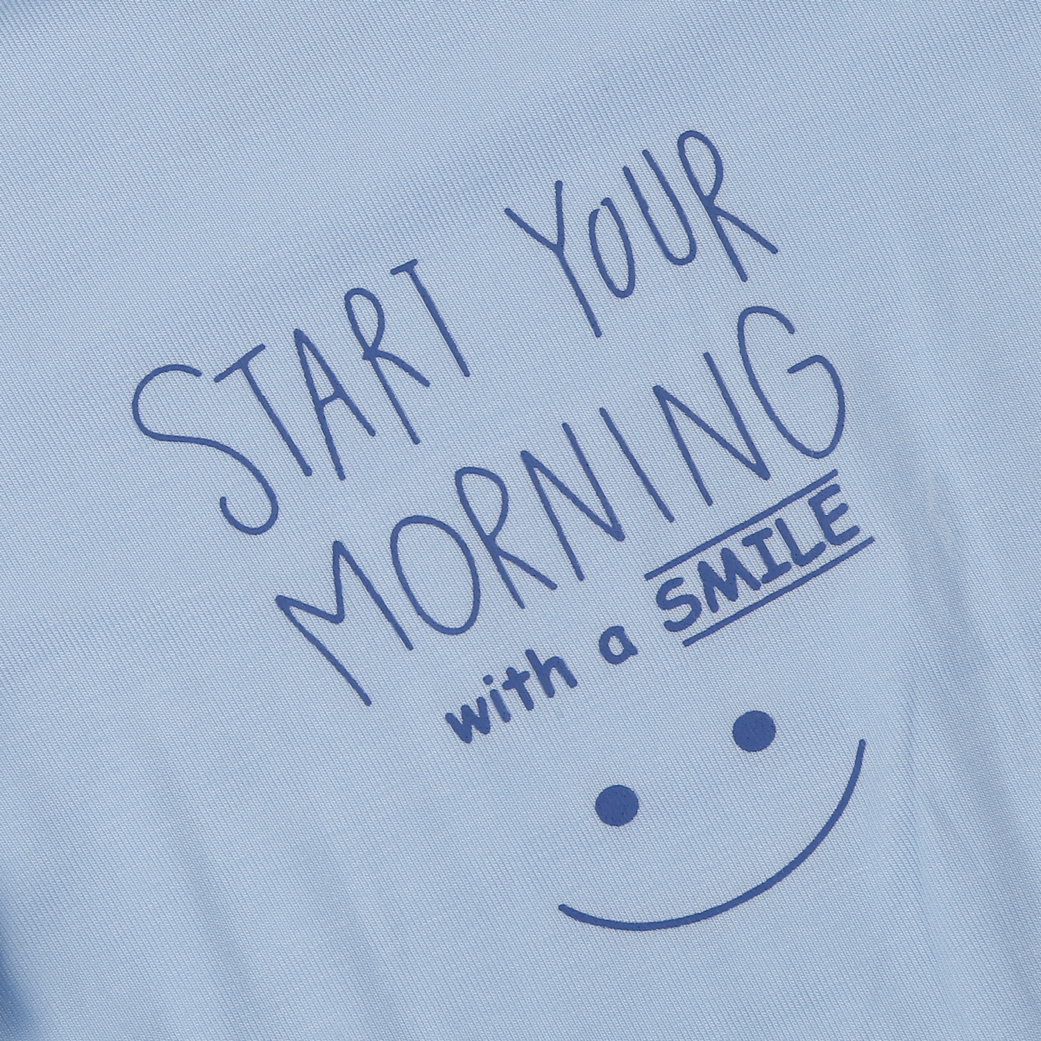 Bộ quần áo dài tay KidsPlaza Otis cổ 3 phân in chữ ND25T (Xanh)  hình 3