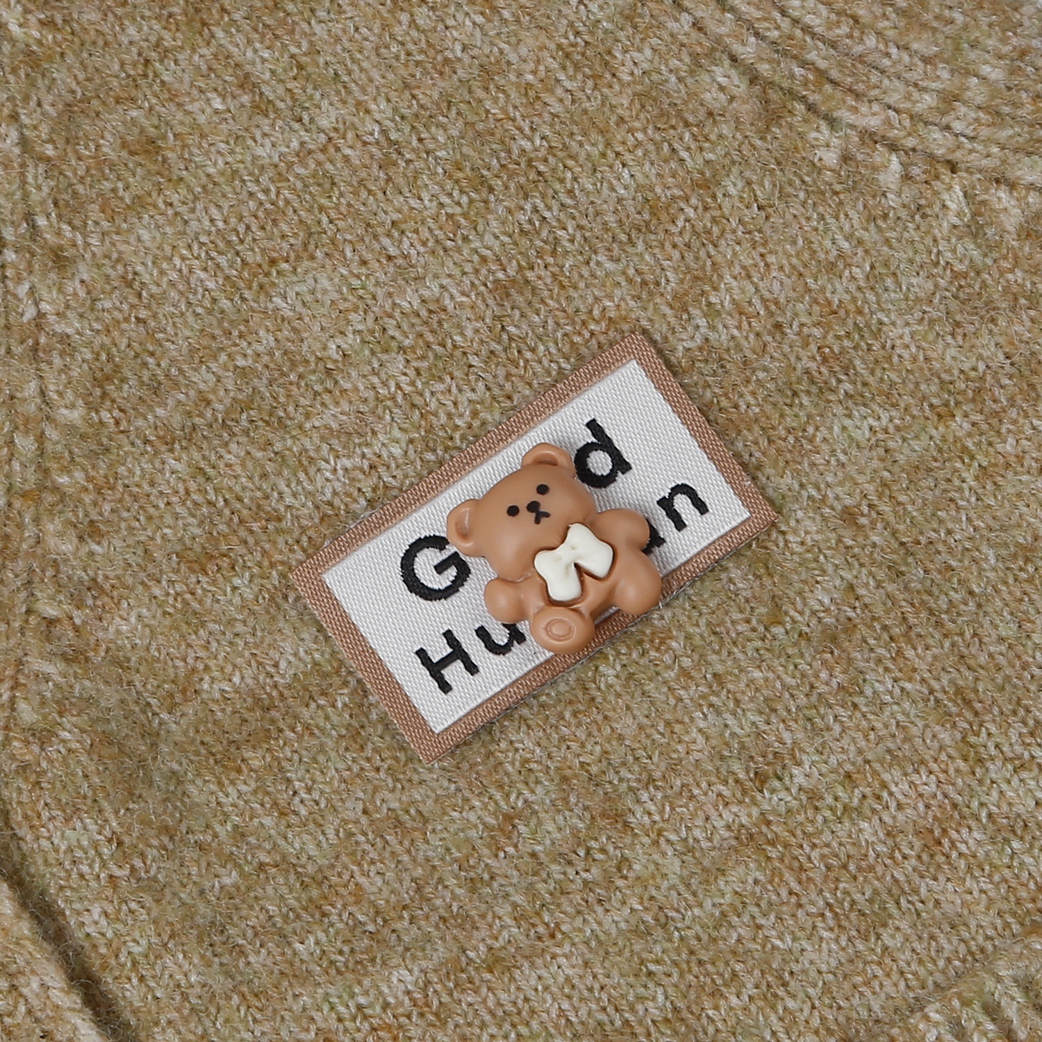 Gile len bé trai Mamago cài cúc 2 tai 25M-G01 (Nâu)