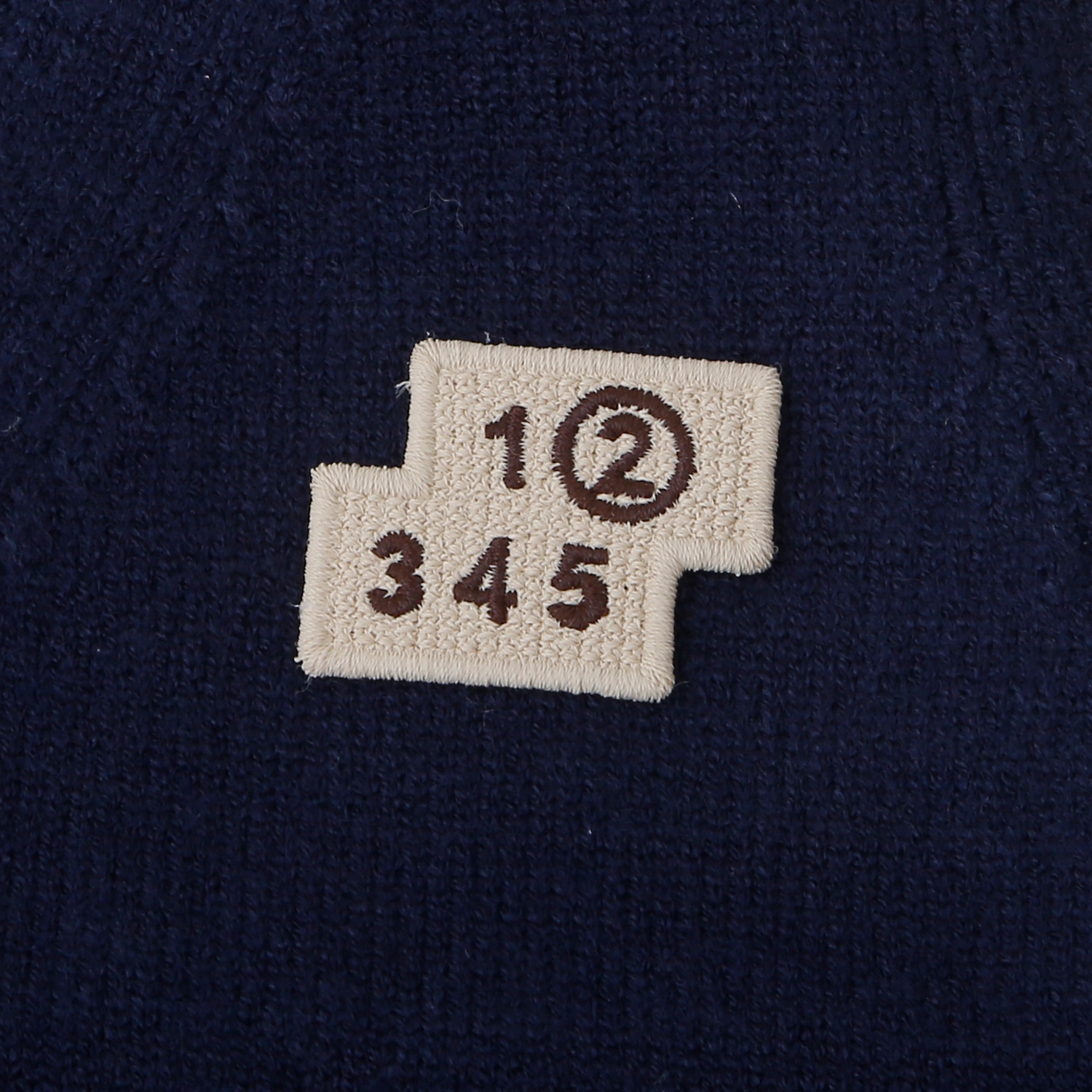 Áo gile len bé trai Mamago cài cúc dệt ô tô 25M-G12 (Xanh than)