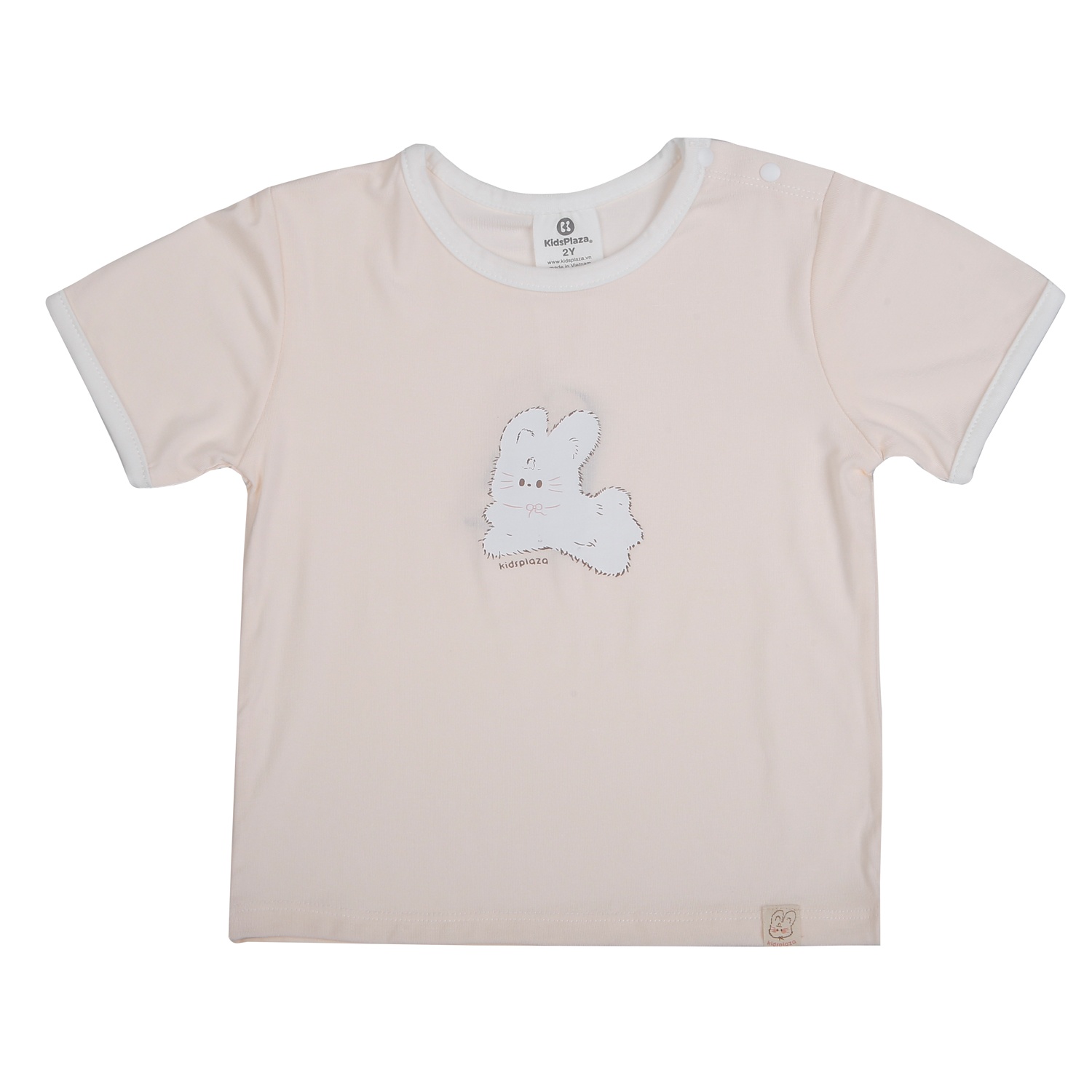 Bộ cộc tay cài vai KidsPlaza BBSTYLE ND26H (Hồng cam) hình 3