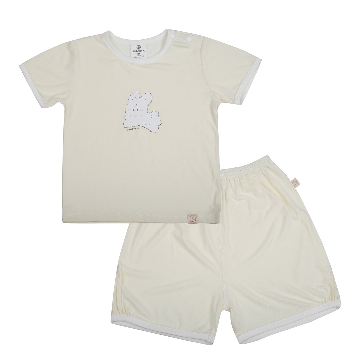 Bộ cộc tay cài vai KidsPlaza BBSTYLE ND26H (Vàng) hình 1