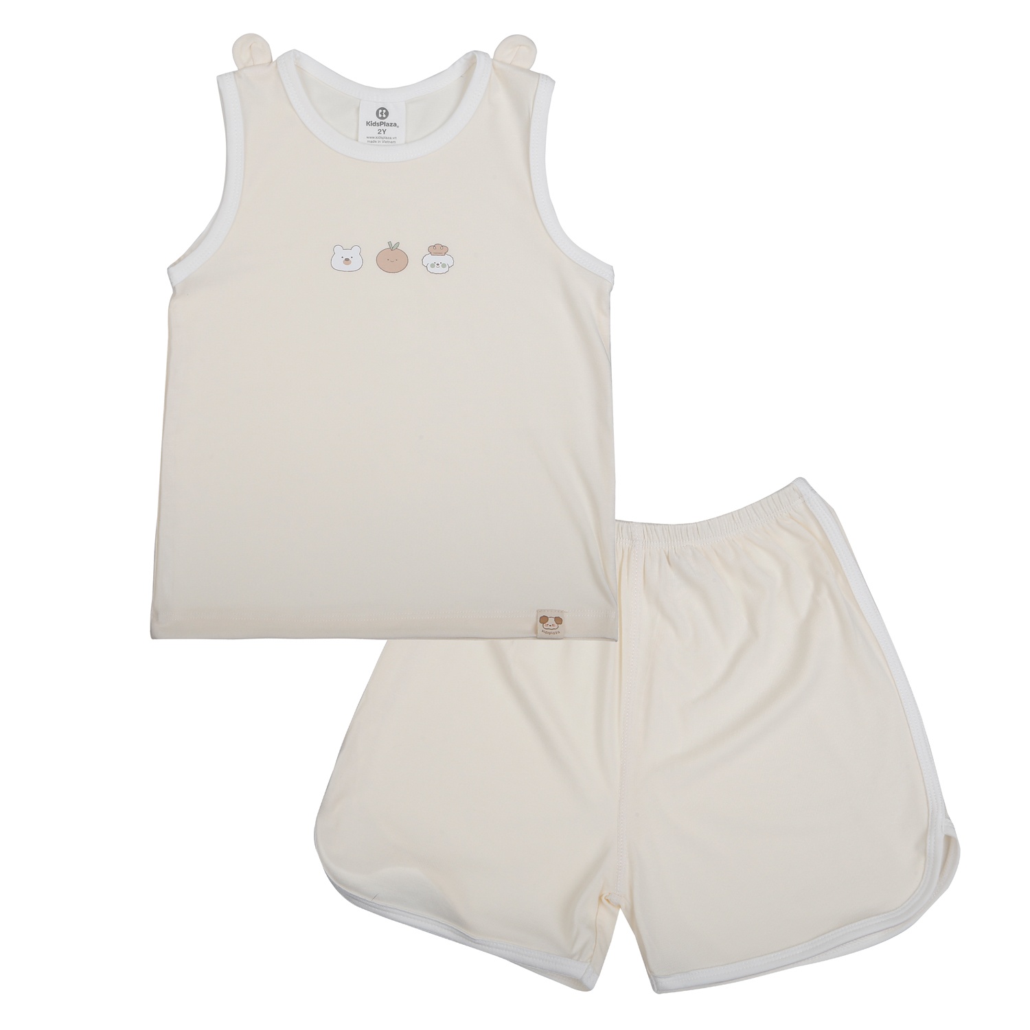 Bộ ba lỗ cho bé KidsPlaza BBSTYLE ND26H (Be) hình 1