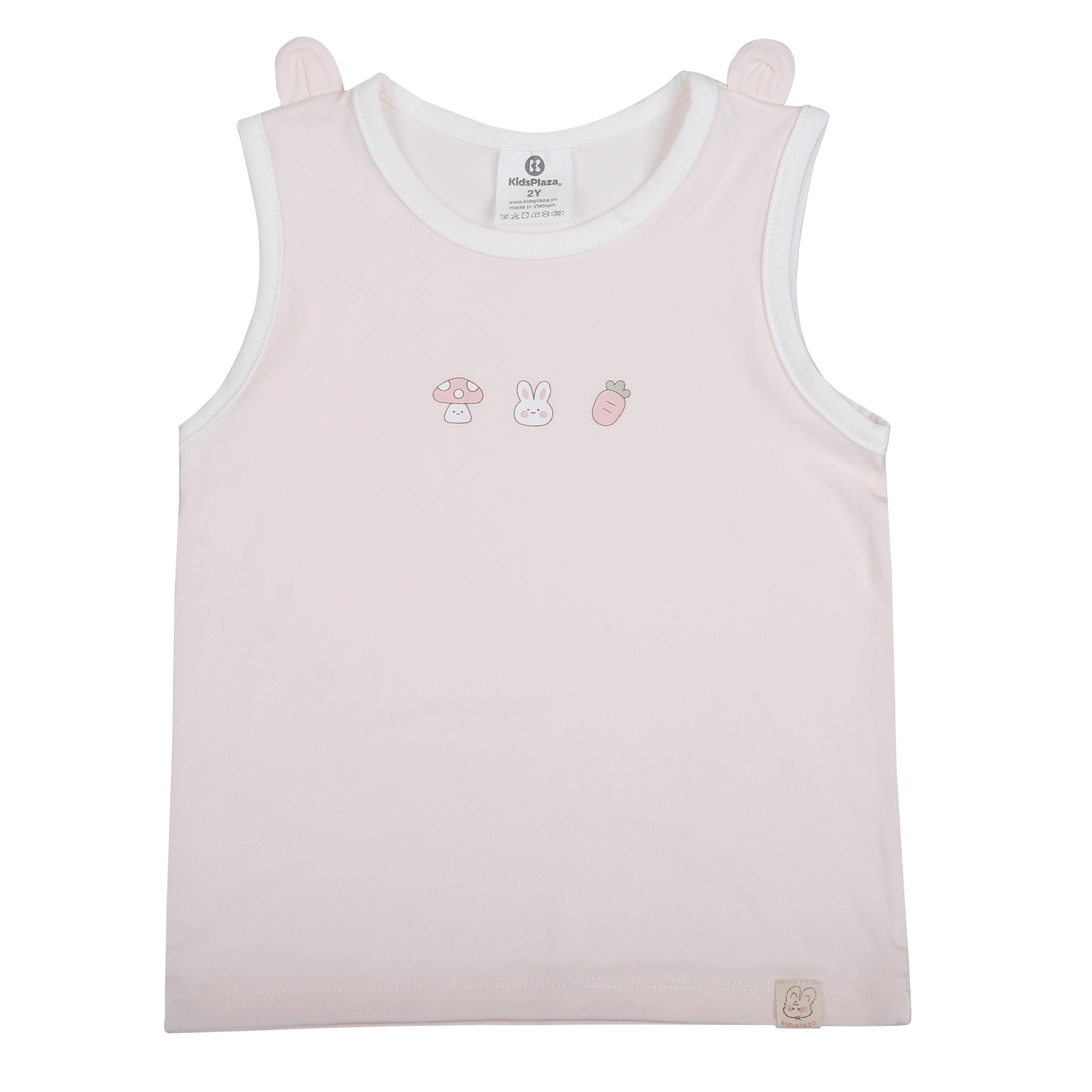 Bộ ba lỗ cho bé KidsPlaza BBSTYLE ND26H (Hồng cam) hình 3