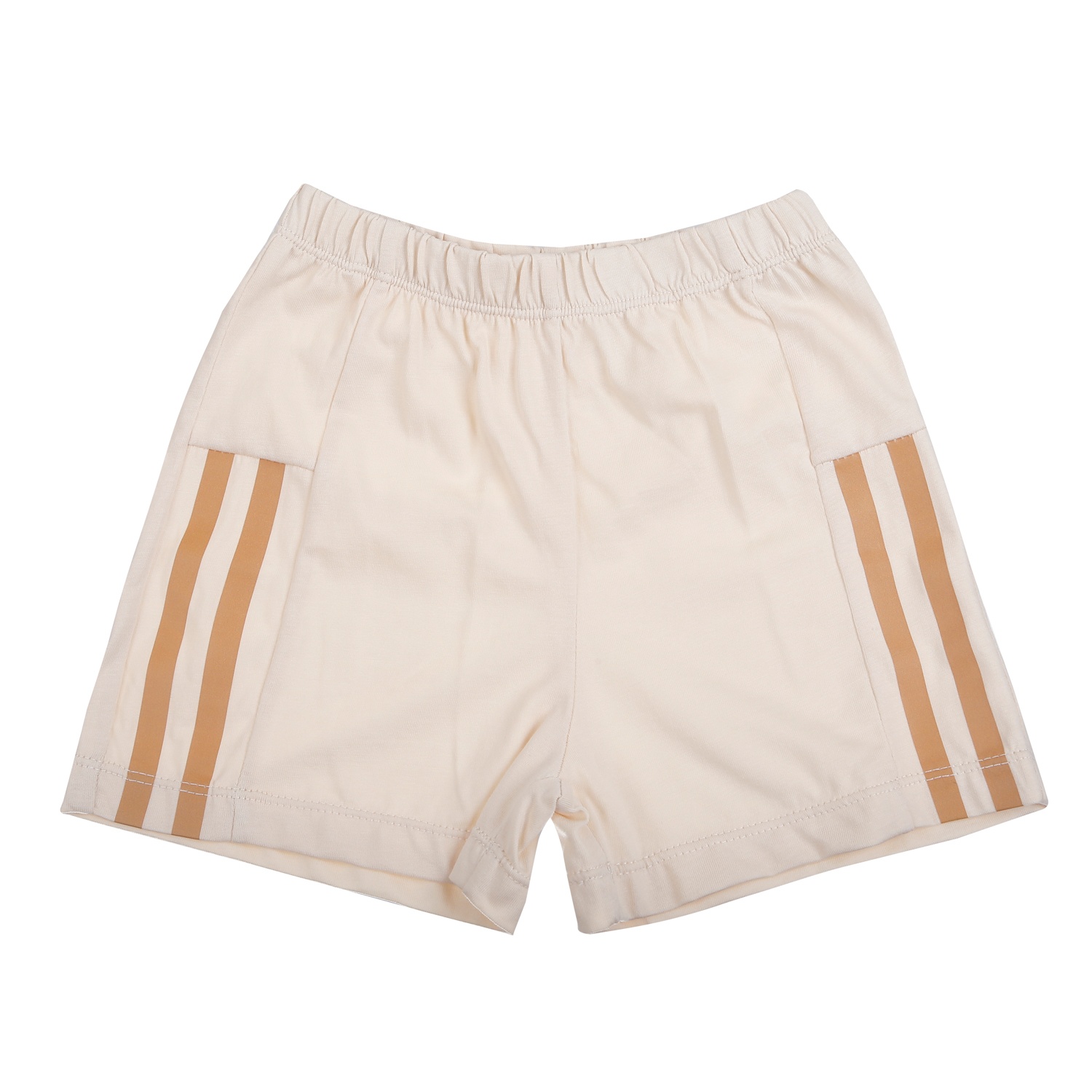 Bộ cộc tay bé trai KidsPlaza quần 2 sọc Forest HN26H (Be) hình 4