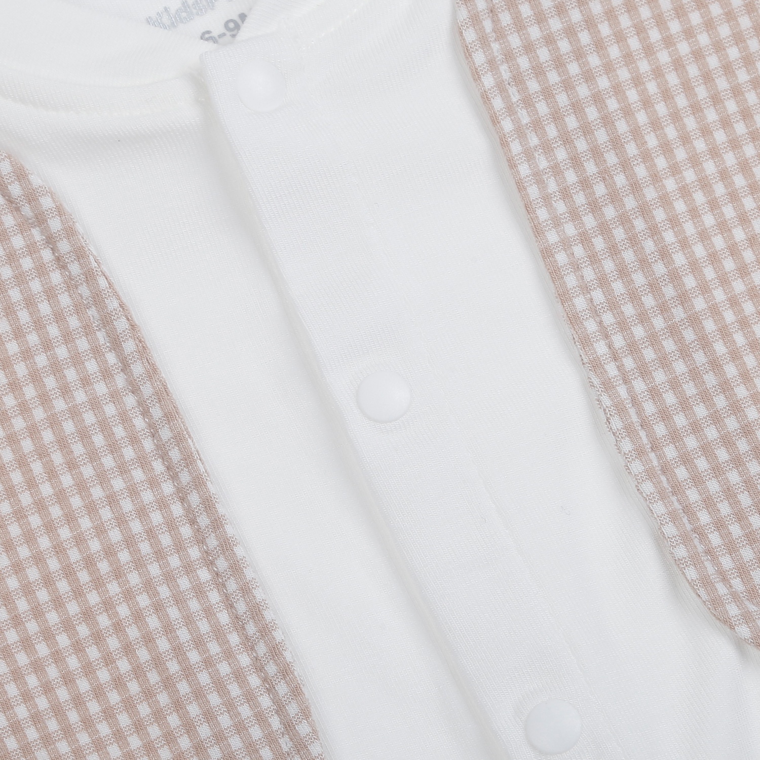 Bộ quần áo cộc tay bé trai KidsPlaza Gentle ND26H (Trắng be)  hình 3