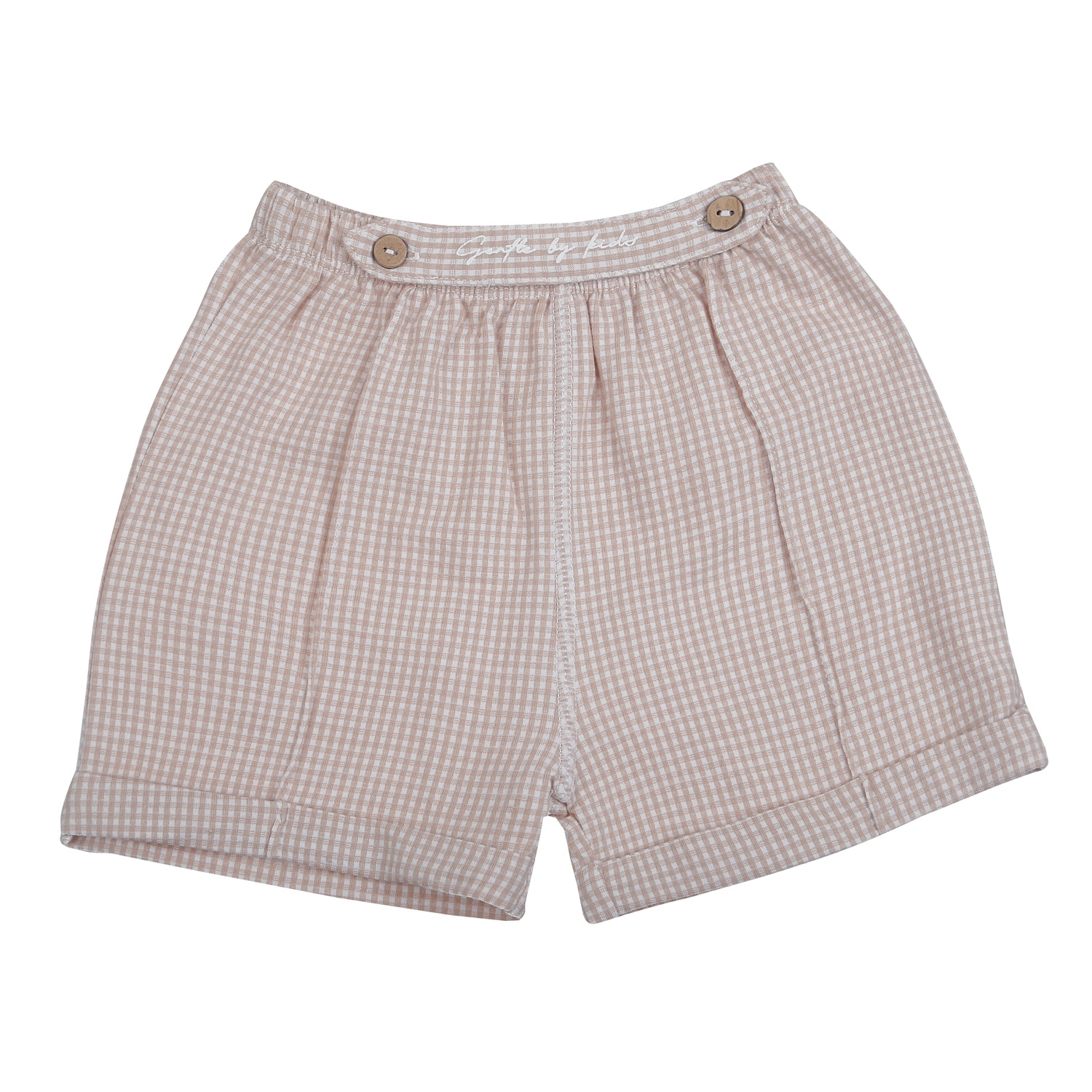 Bộ quần áo cộc tay bé trai KidsPlaza Gentle ND26H (Trắng be)  hình 4