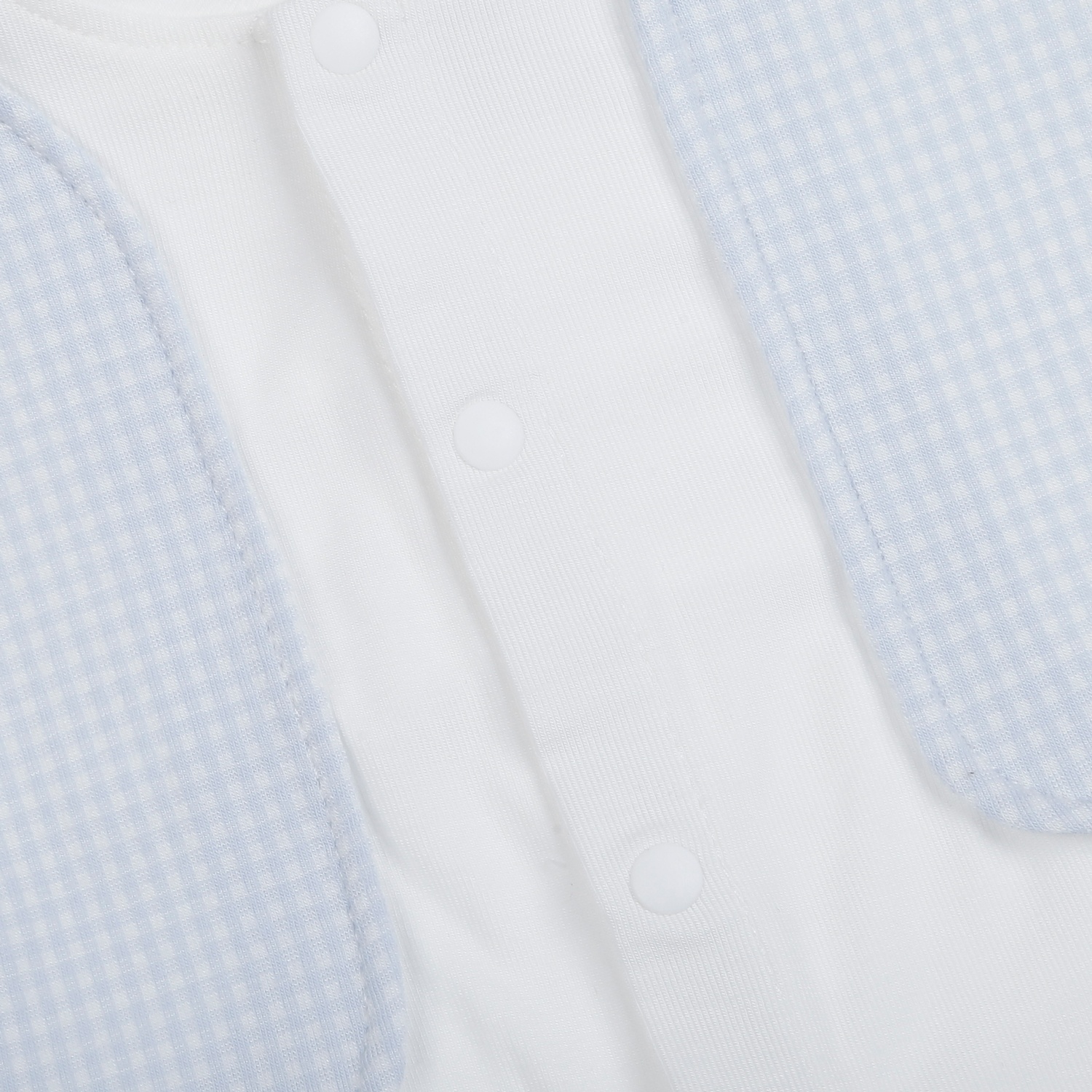 Bộ quần áo cộc tay bé trai KidsPlaza Gentle ND26H (Trắng Xanh) hình 3