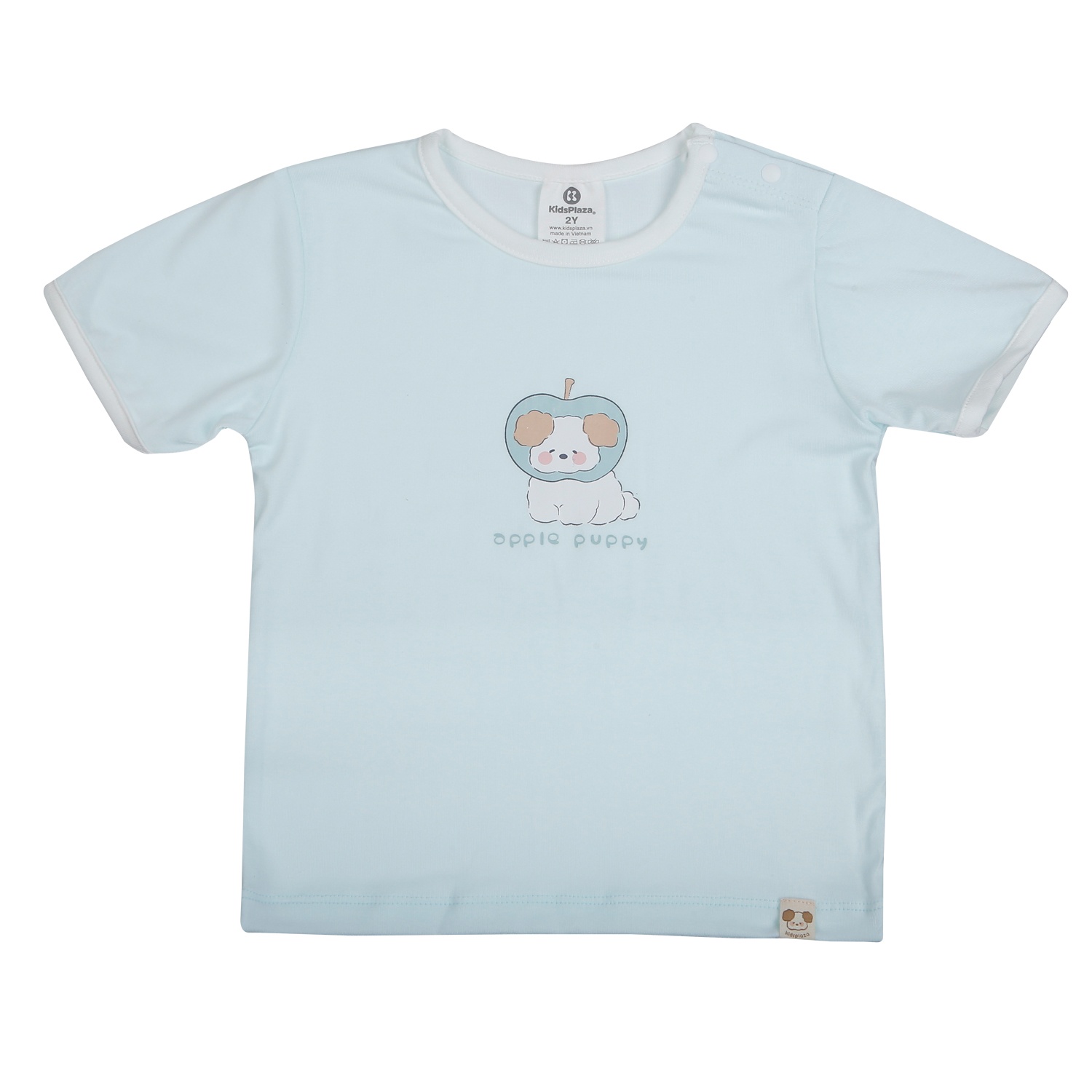 Bộ quần áo cộc tay cài vai KidsPlaza BBSTYLE ND26H (Xanh)  hình 2