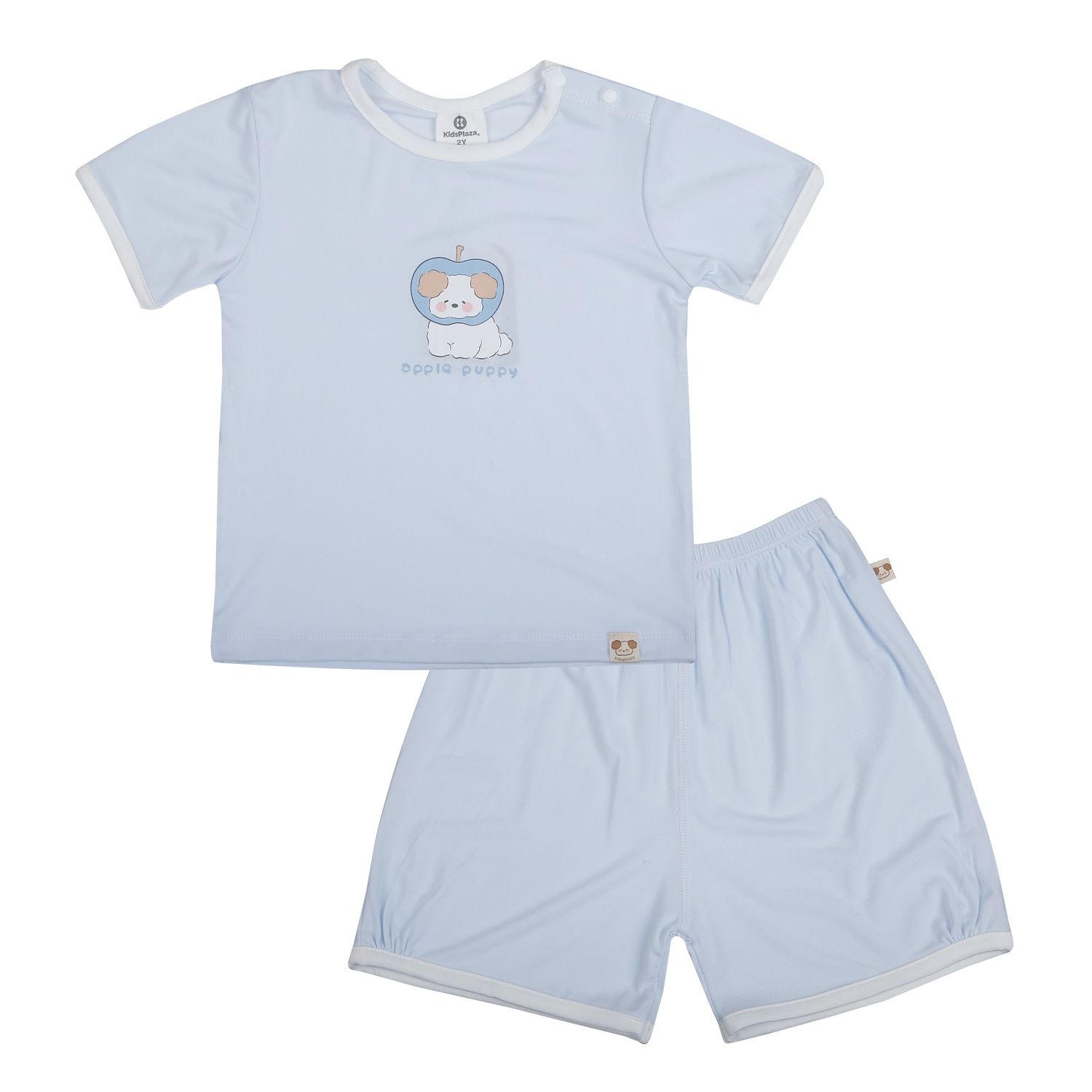 Bộ quần áo cộc tay cài vai cho bé KidsPlaza BBSTYLE ND26H (Xanh)  hình 1