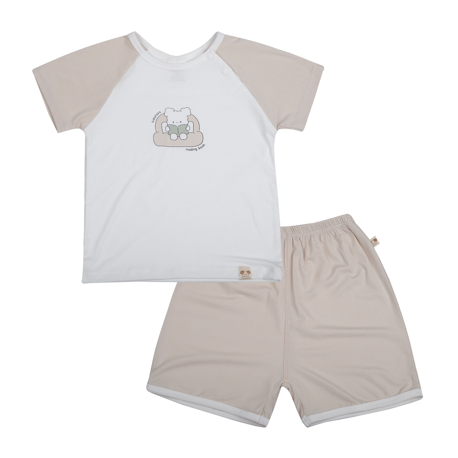 Bộ cộc bé trai KidsPlaza BBSTYLE ND26H (Trắng be) hình 1