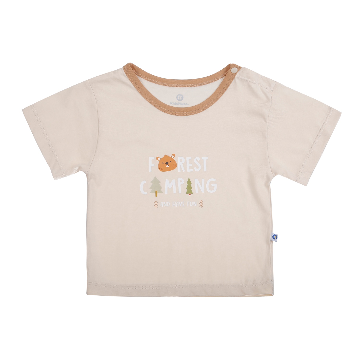 Bộ cộc tay bé trai KidsPlaza in camping Forest HN26H (Be nâu) hình 2