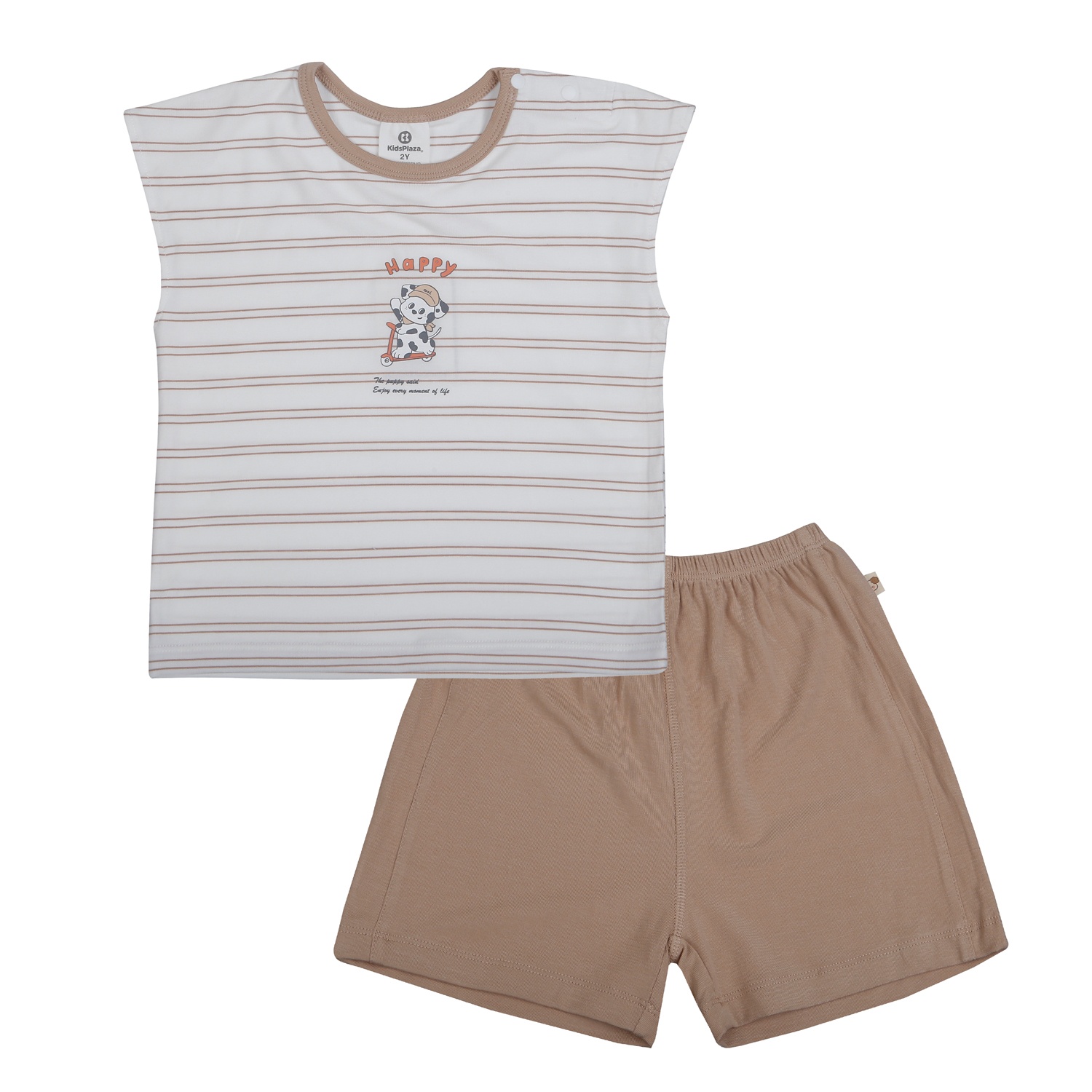 Bộ ba lỗ bé trai KidsPlaza BBSTYLE ND26H (Nâu)  hình 1