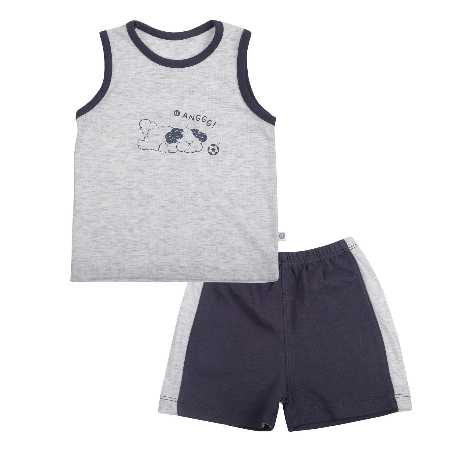 Bộ ba lỗ bé trai KidsPlaza in Ang ND26H (Ghi)  hình 1