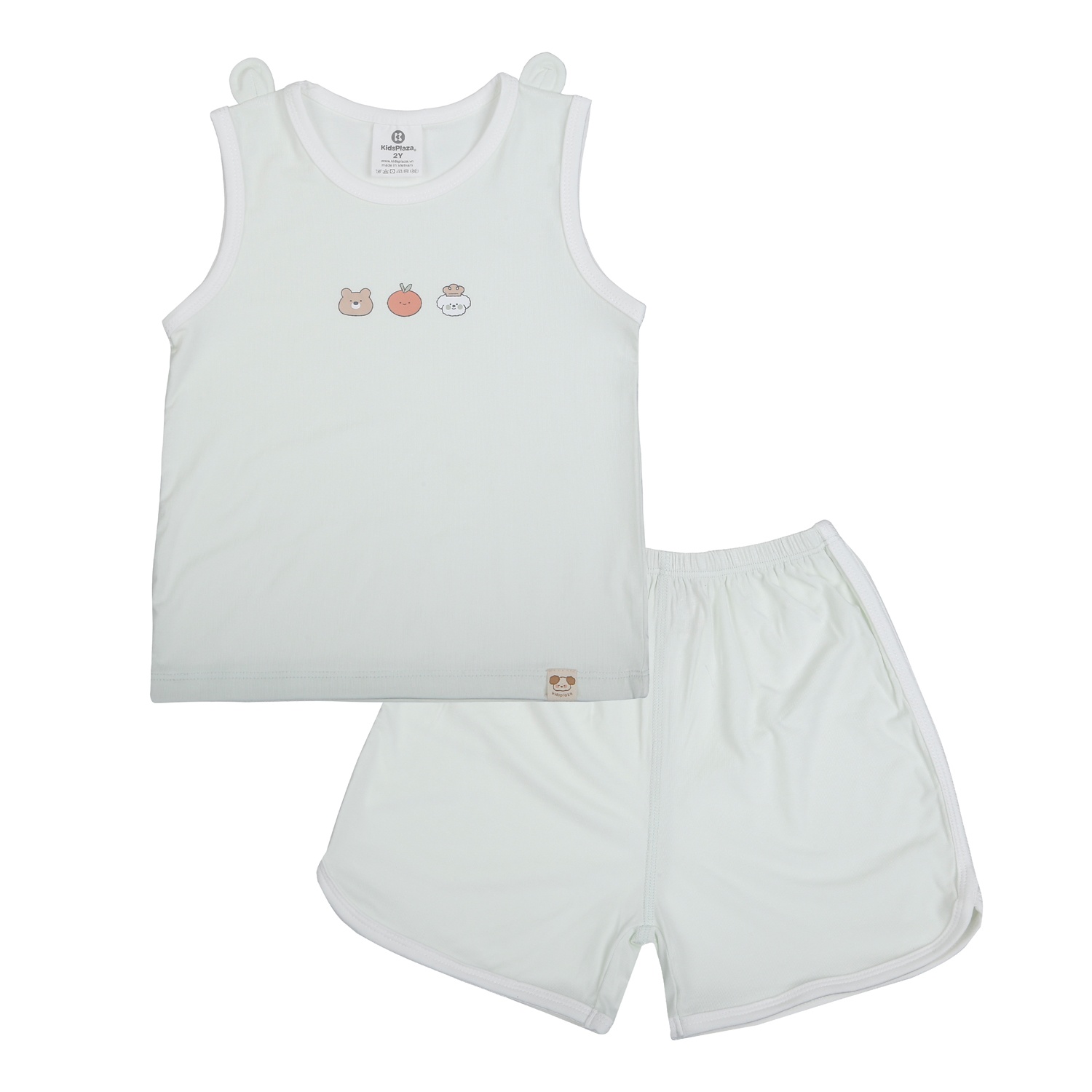 Bộ ba lỗ cho bé KidsPlaza BBSTYLE ND26H (Xanh mint)  hình 1