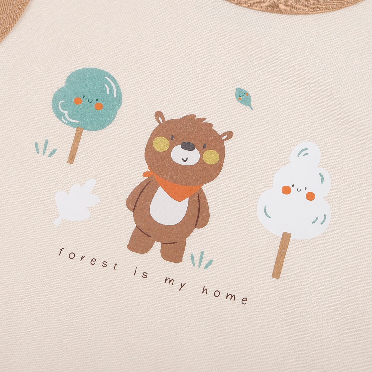 Bộ ba lỗ bé trai KidsPlaza in home Forest HN26H (Be nâu) hình 3