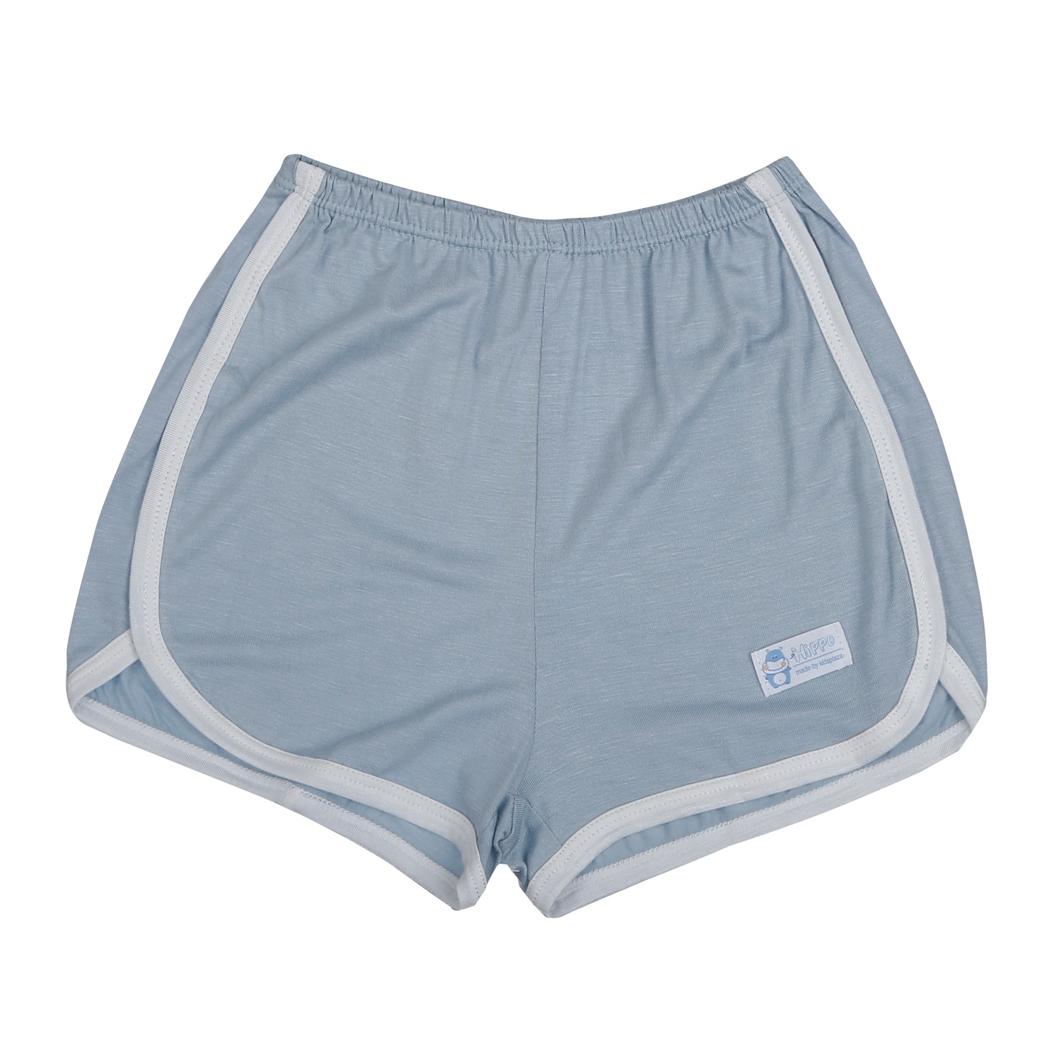 Bộ ba lỗ bé trai KidsPlaza kẻ in hippo HN26H (Trắng xanh) hình 4