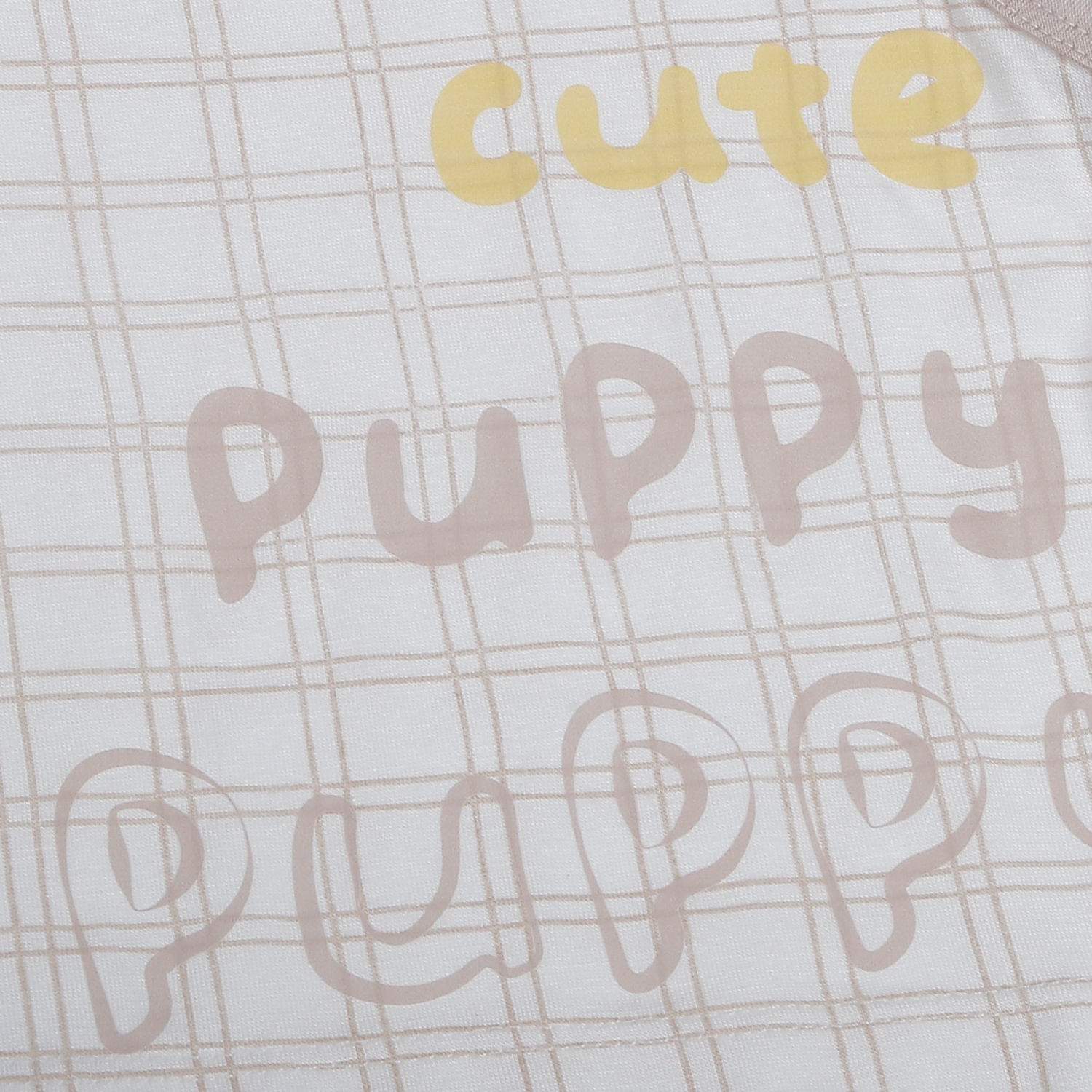 Bộ ba lỗ bé trai KidsPlaza kẻ in puppy HN26H (Trắng nâu) hình 2