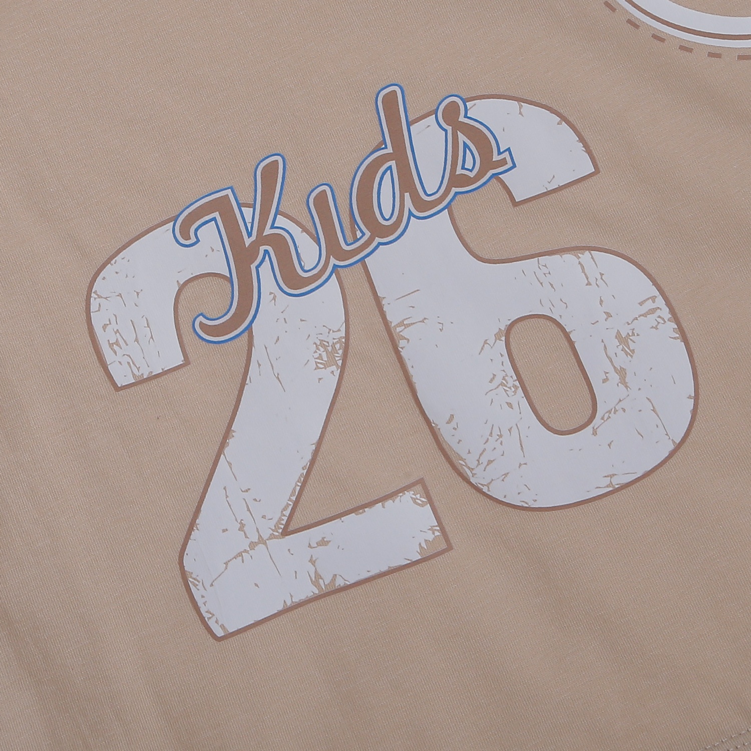 Bộ quần áo ba lỗ bé trai KidsPlaza in số HN26H (Nâu) hình 3