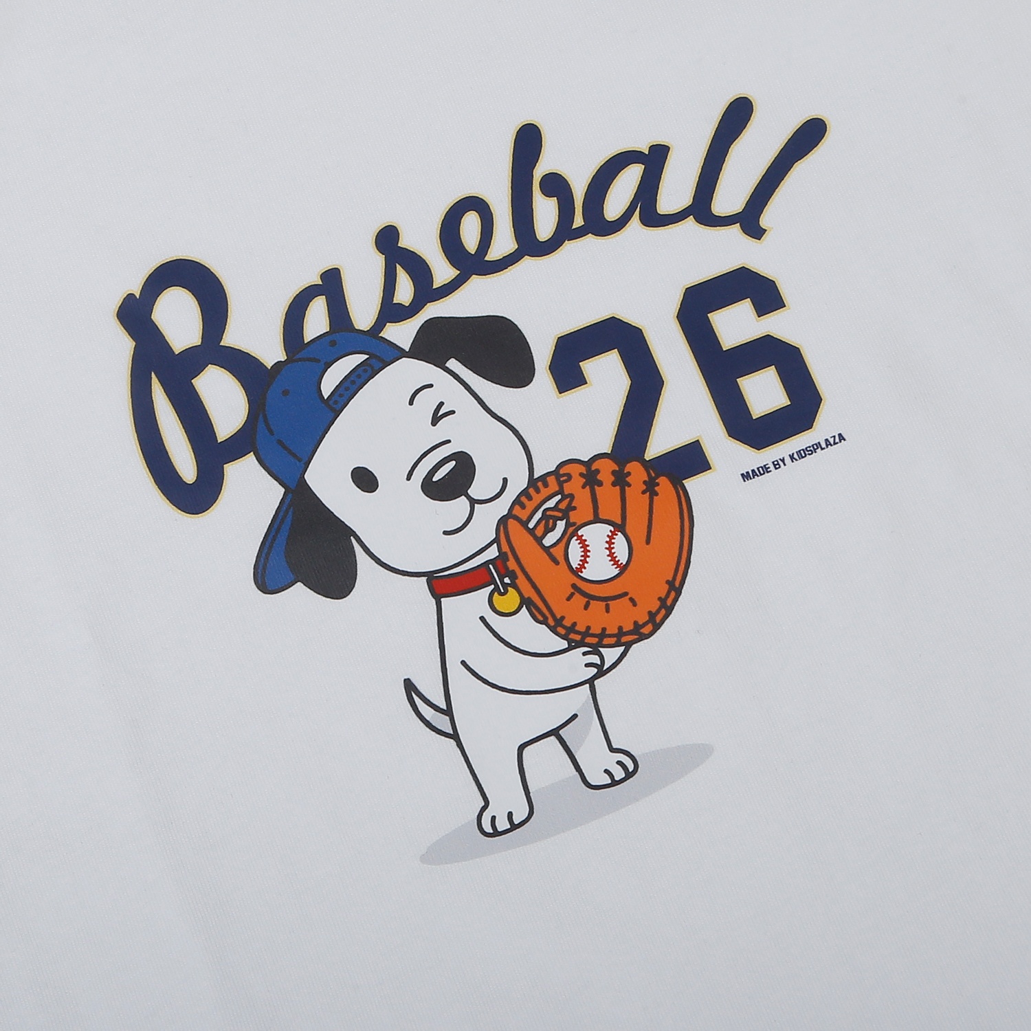 Bộ quần áo cộc tay bé trai KidsPlaza in baseball HN26H (Trắng) hình 2