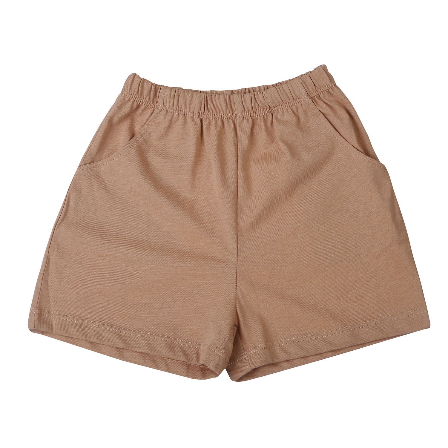 Bộ quần áo cộc tay bé trai KidsPlaza in gấu HN26H (Trắng kẻ nâu) hình 4