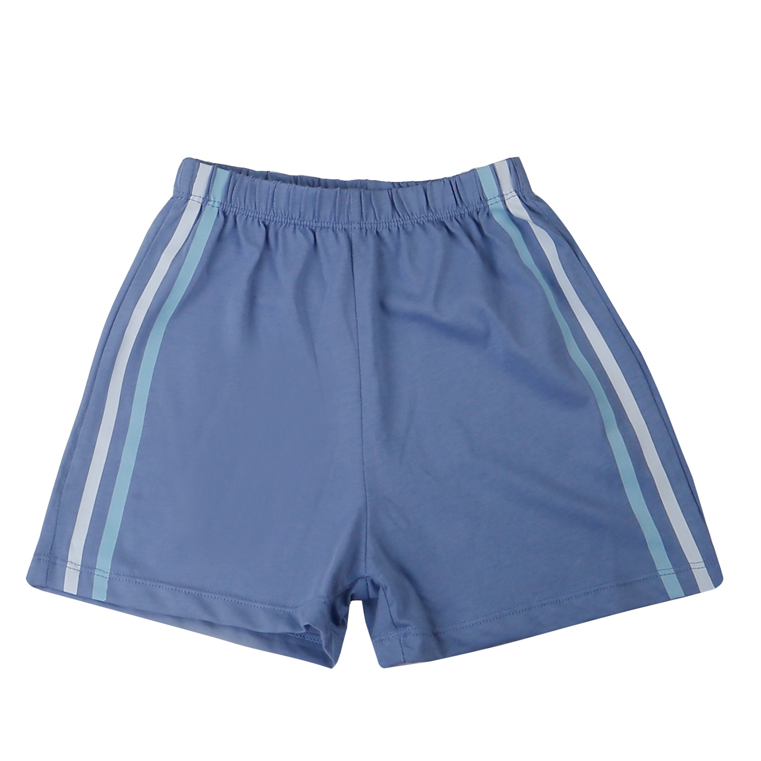 Bộ quần áo cộc tay bé trai KidsPlaza in skate club HN26H (Trắng xanh) hình 4