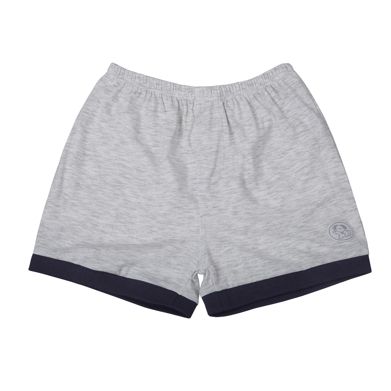 Bộ quần áo cộc tay cài vai KidsPlaza in dog ND26H (Ghi) hình 4