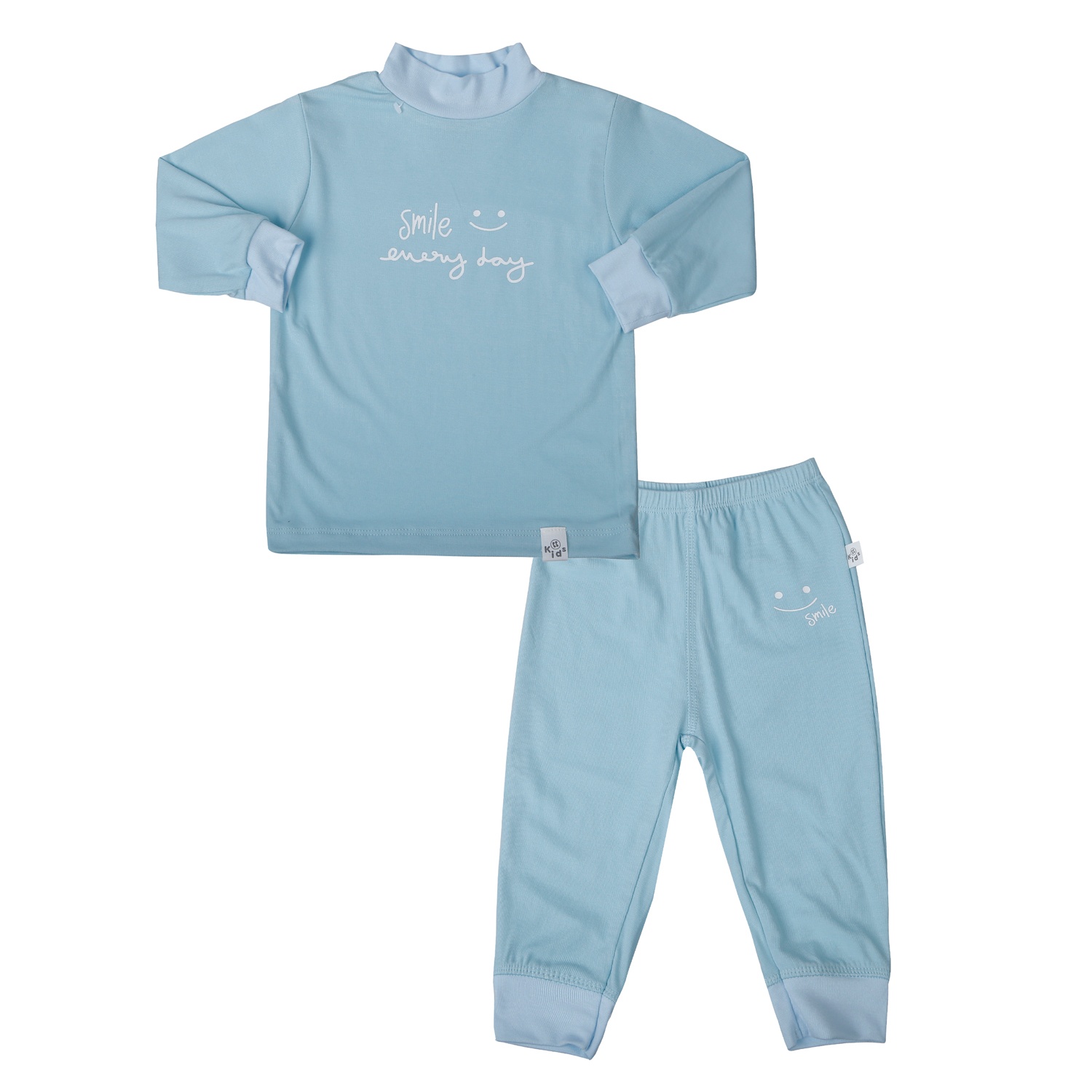 Bộ quần áo dài tay KidsPlaza Otis cổ 3 phân ND25T (Xanh dương) hình 1