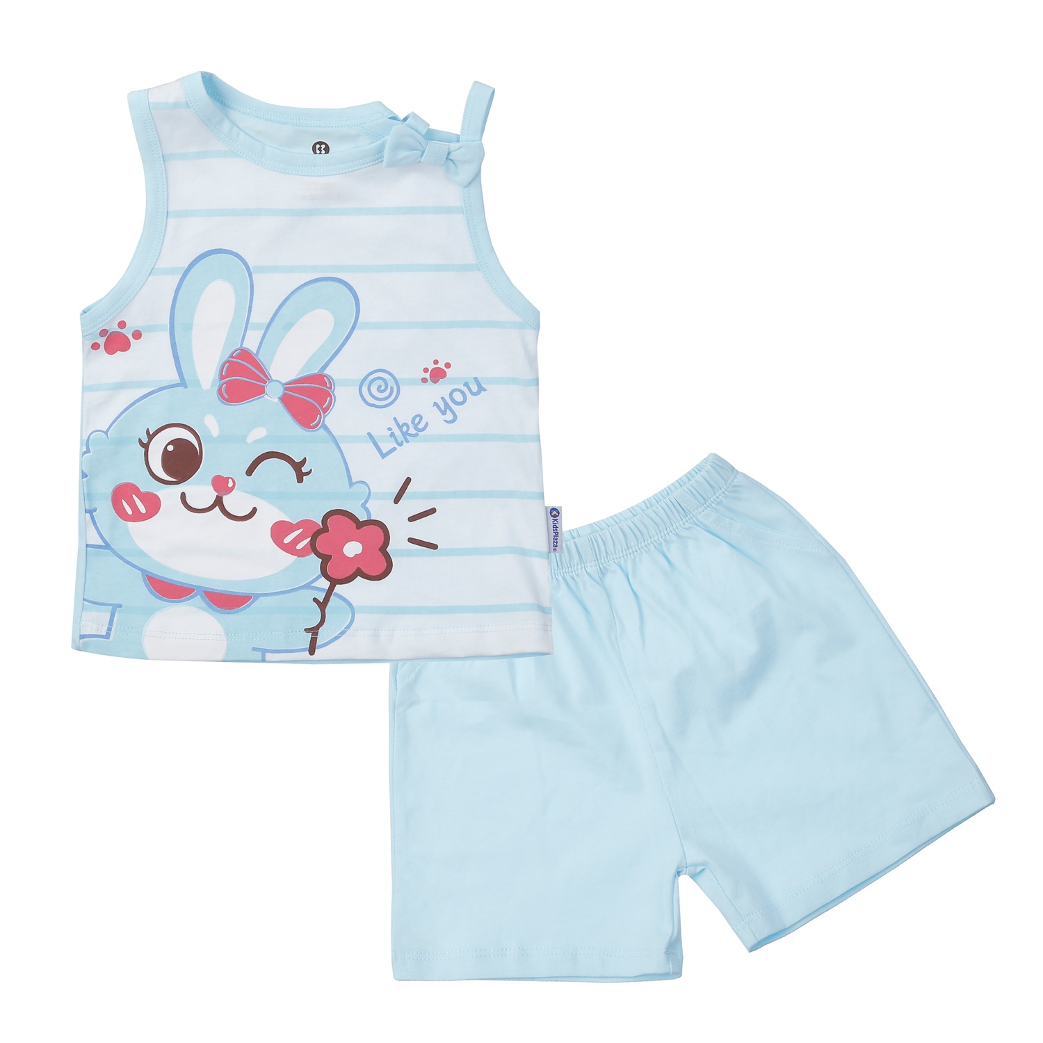 Bộ quần áo ba lỗ bé gái