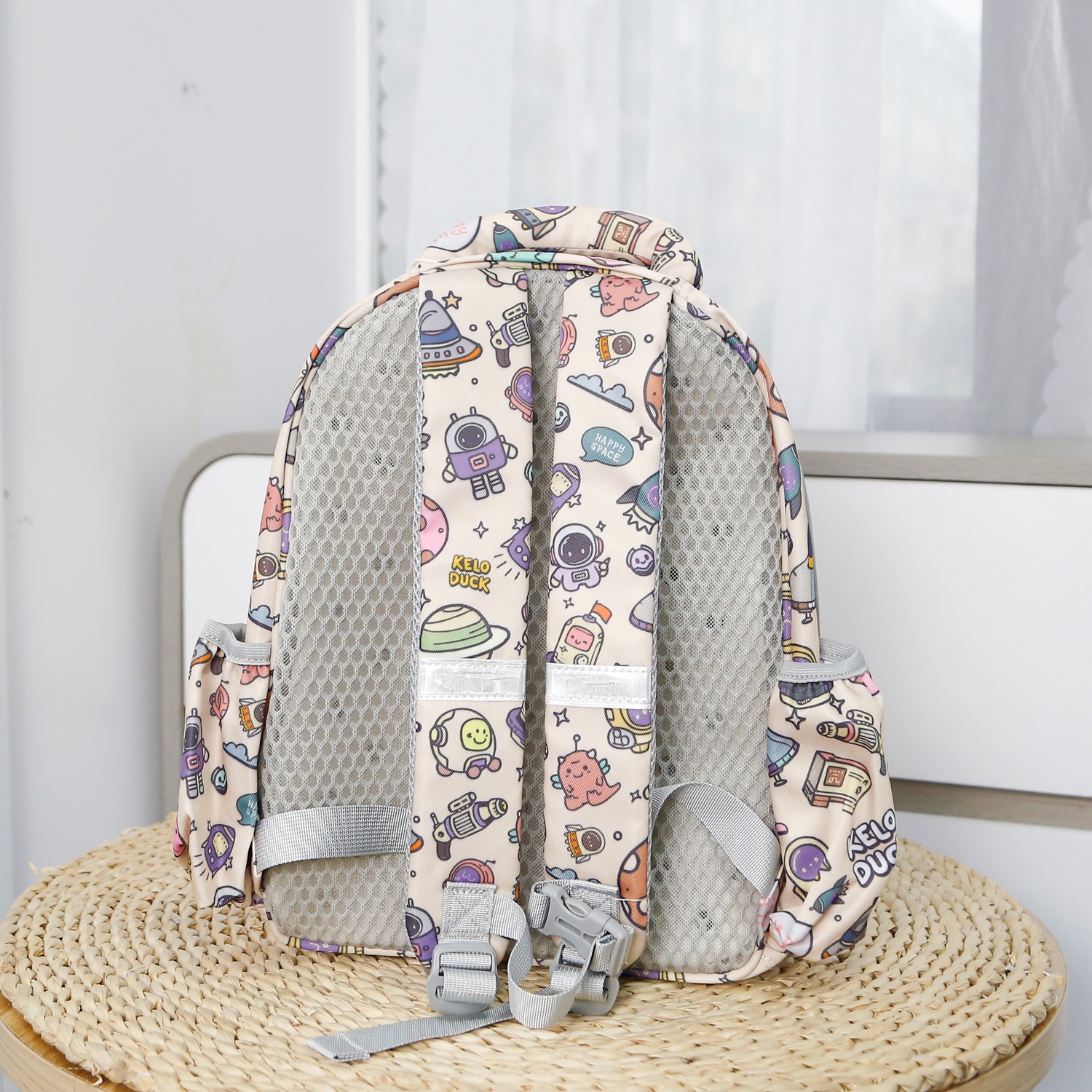 Balo KidsPlaza hình máy xúc 25KP-BP06 (Be)