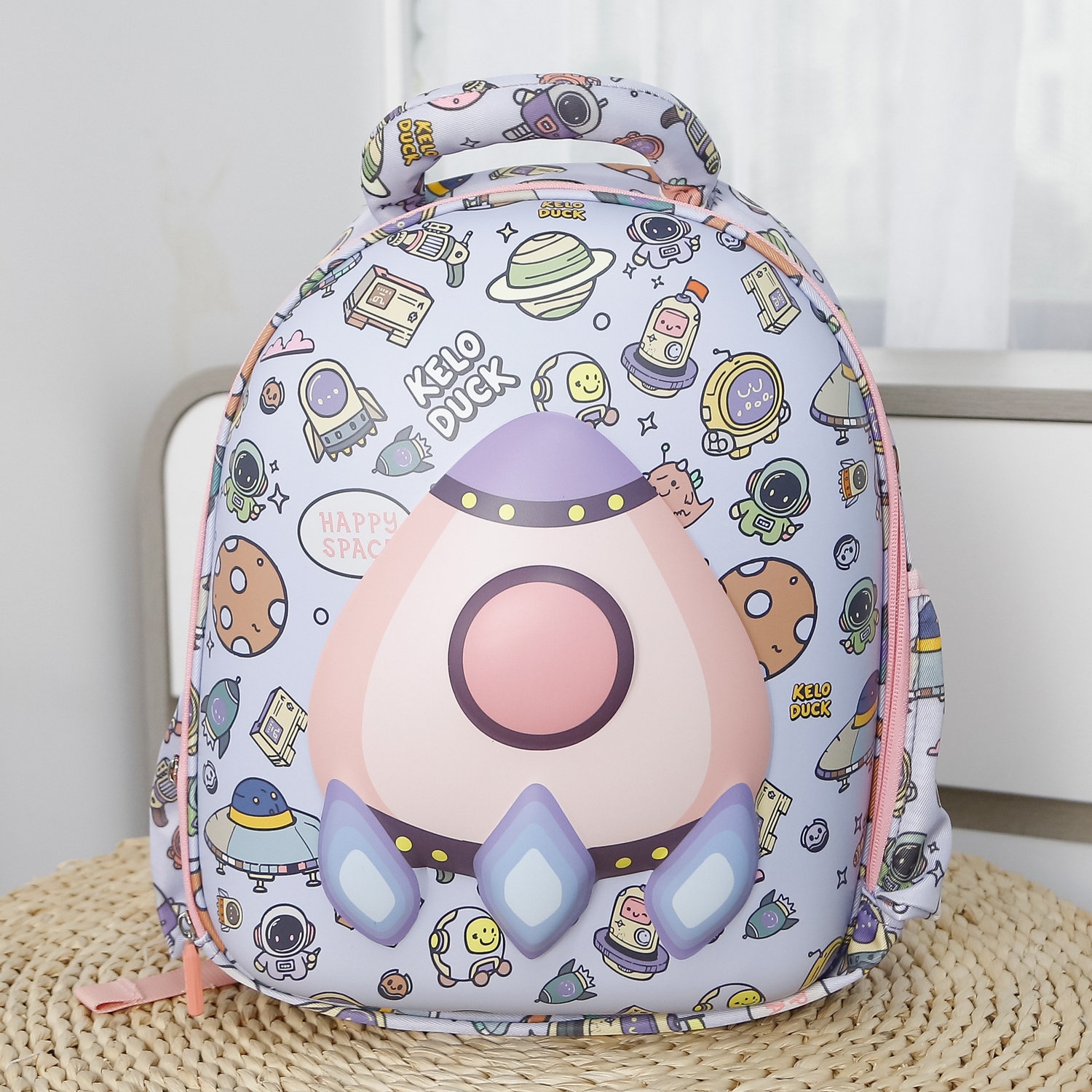 Balo KidsPlaza hình tên lửa 25KP-BP07 (Tím)