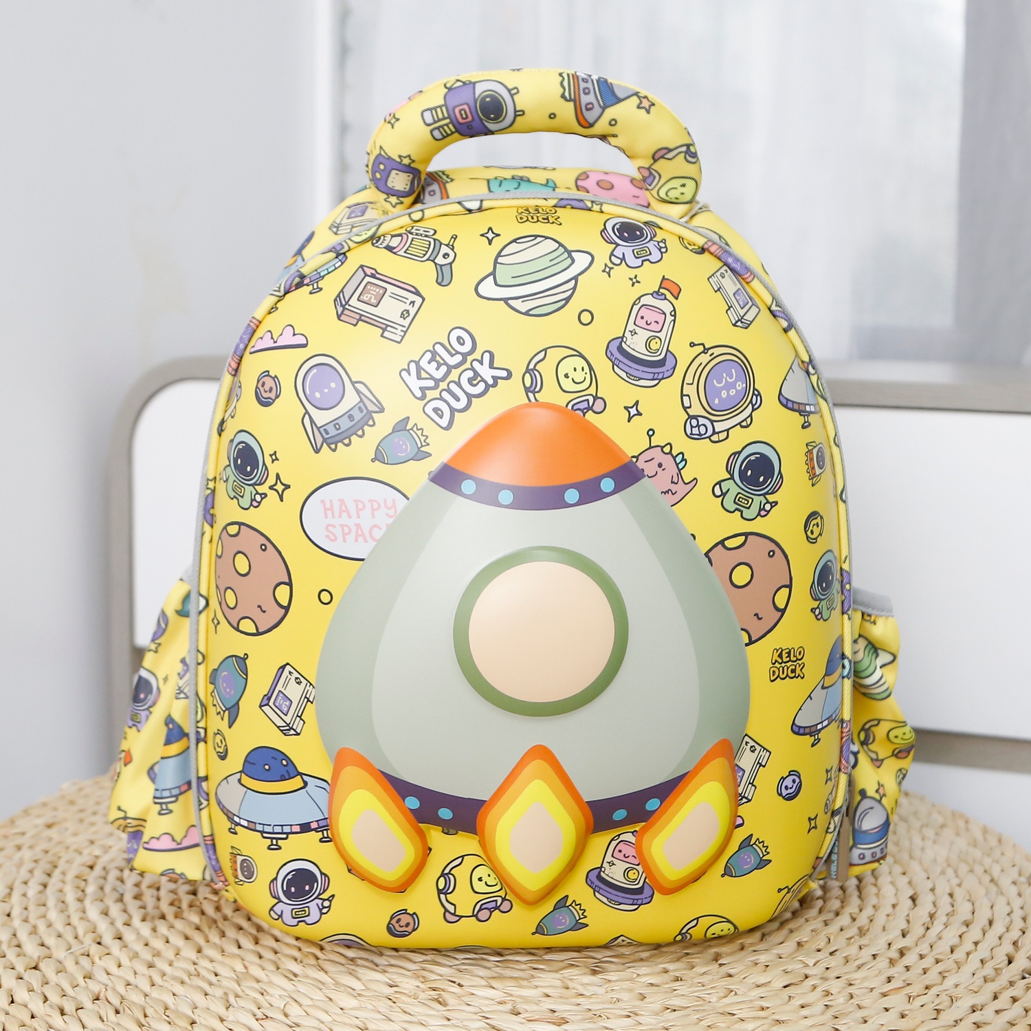 Balo KidsPlaza hình tên lửa 25KP-BP07 (Vàng)