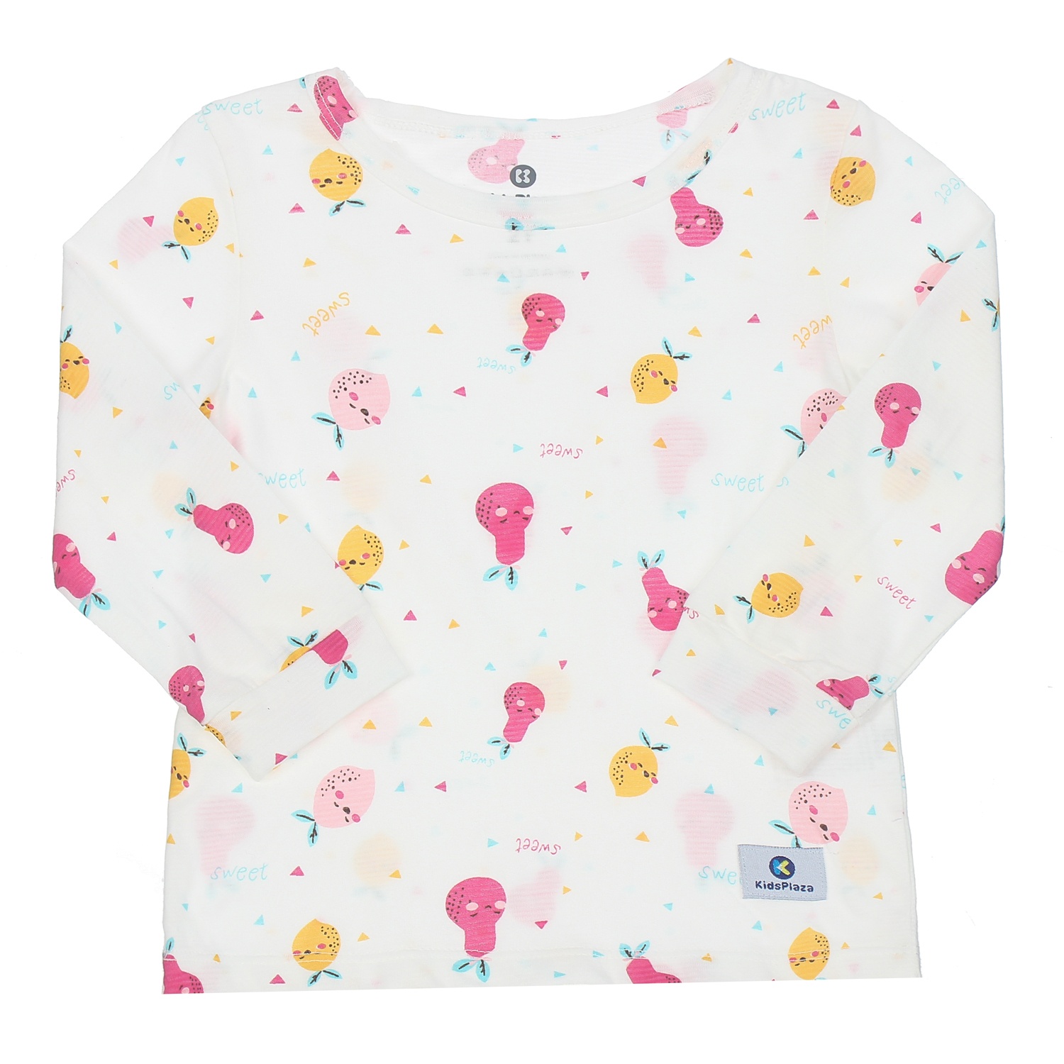 Bộ dài bé gái Kidsplaza kẻ in quả M20T 5Y hình 3