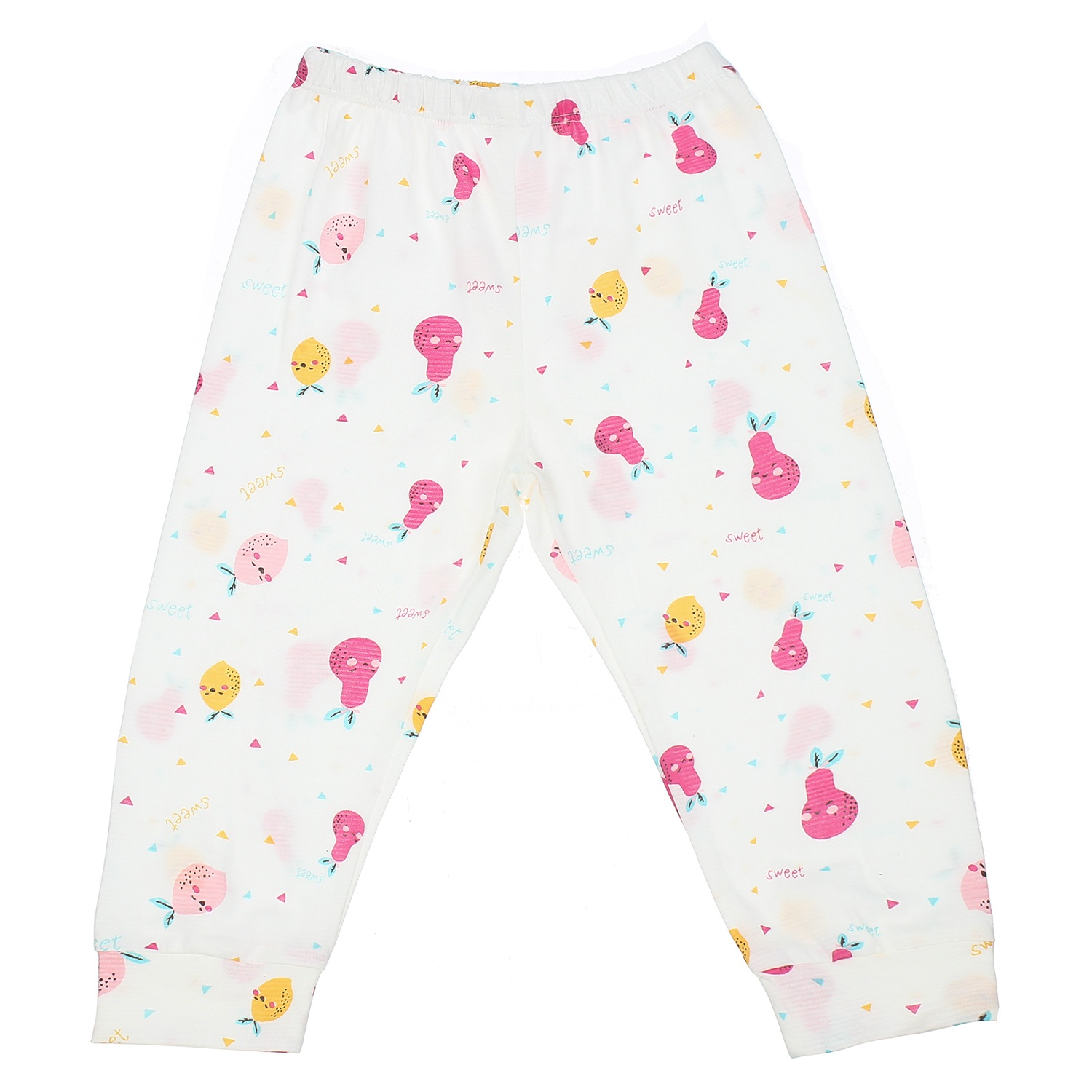 Bộ dài bé gái Kidsplaza kẻ in quả M20T 5Y hình 2