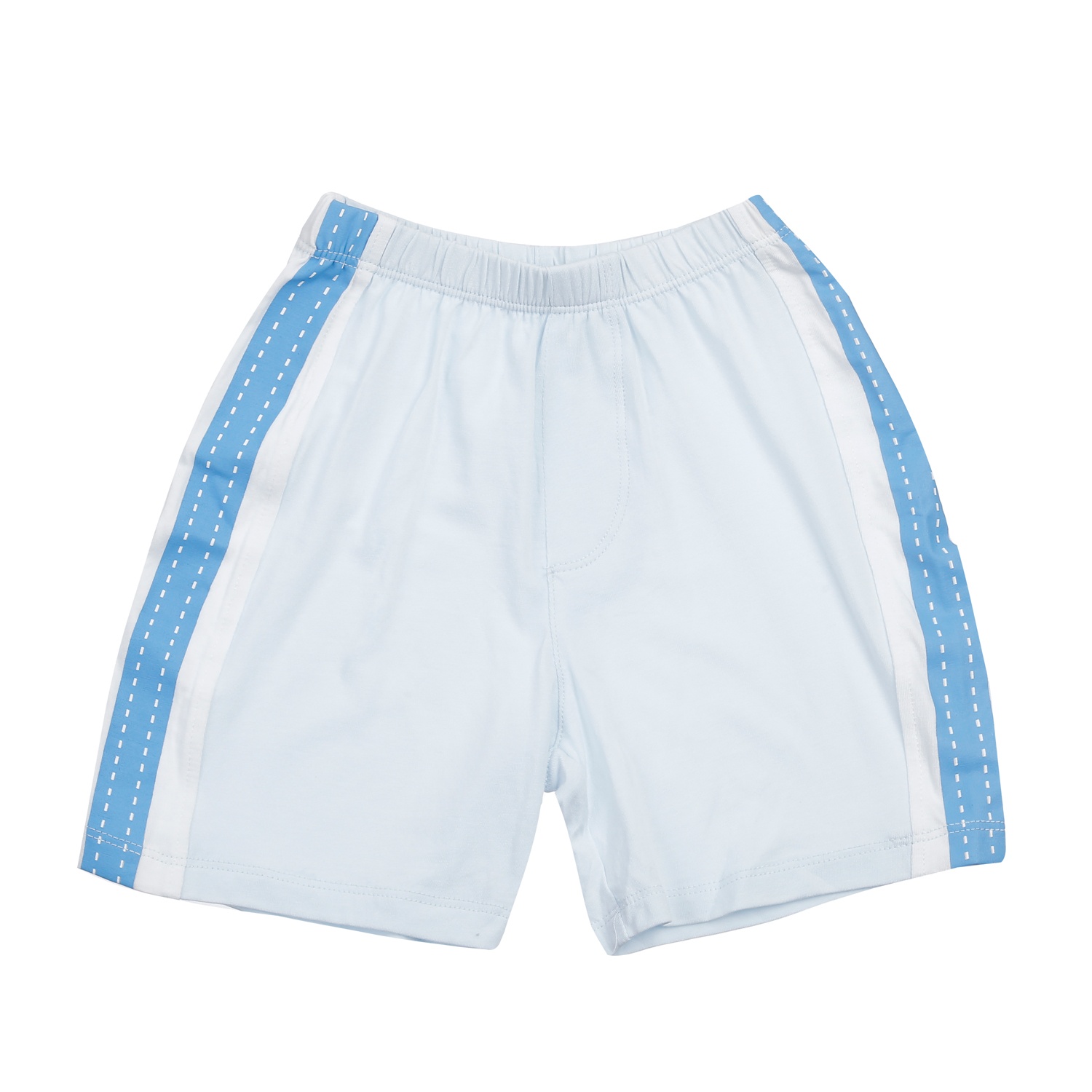 Bộ quần áo cộc bé trai KidsPlaza gấu nâu HN24H (Trắng xanh)  hình 5