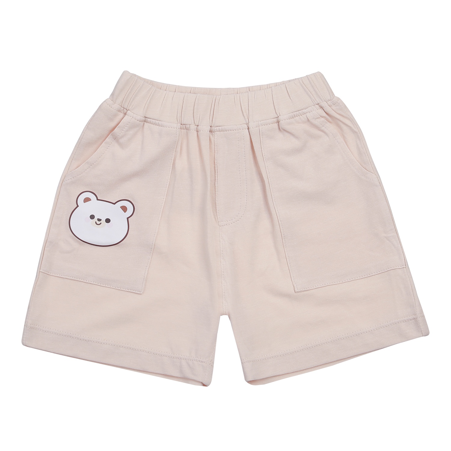 Điểm nhấn hình gấu được in ở túi quần