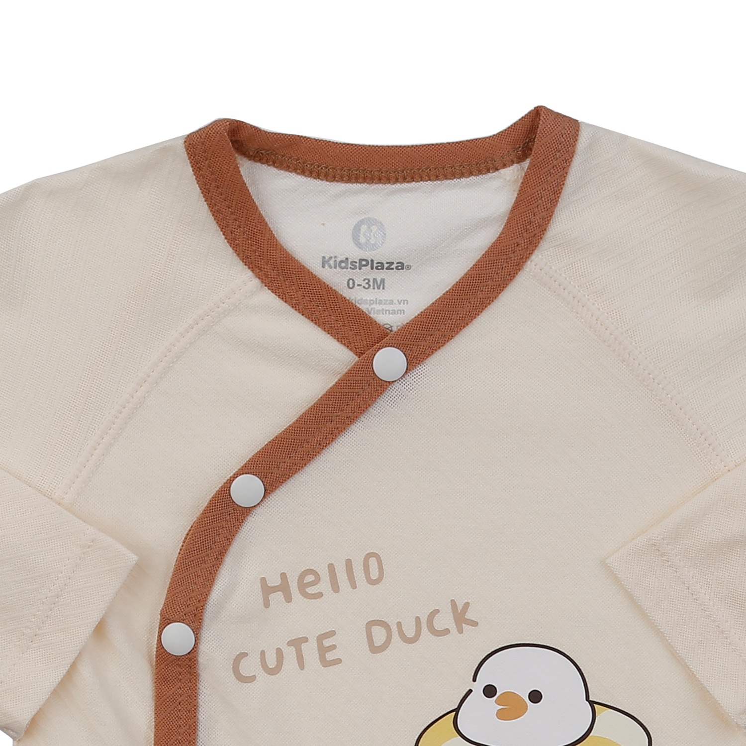 Áo thiết kế khuy cài lệch