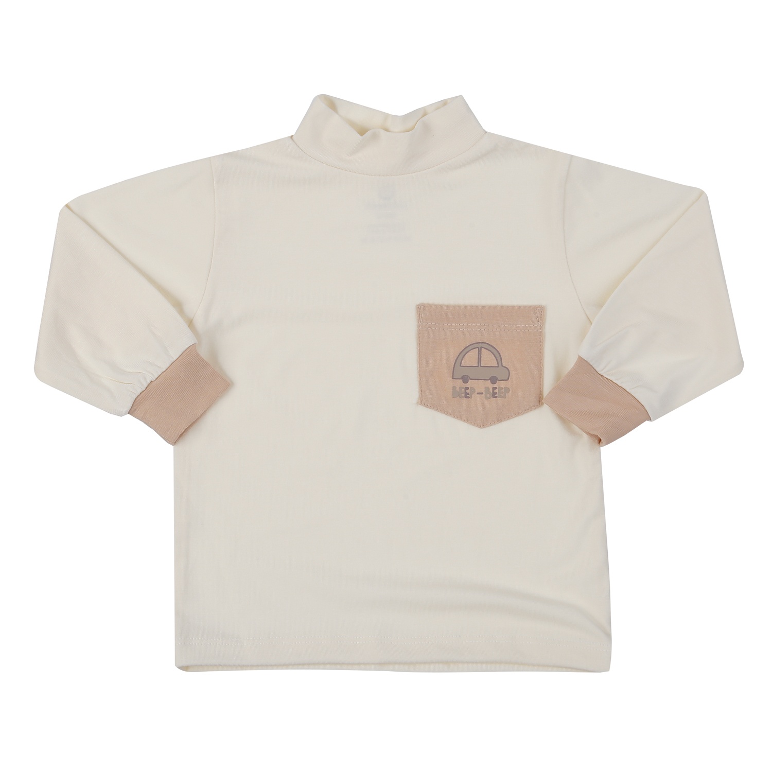 Bộ quần áo dài cổ 3 phân KidsPlaza ND24T (Be) hình 2