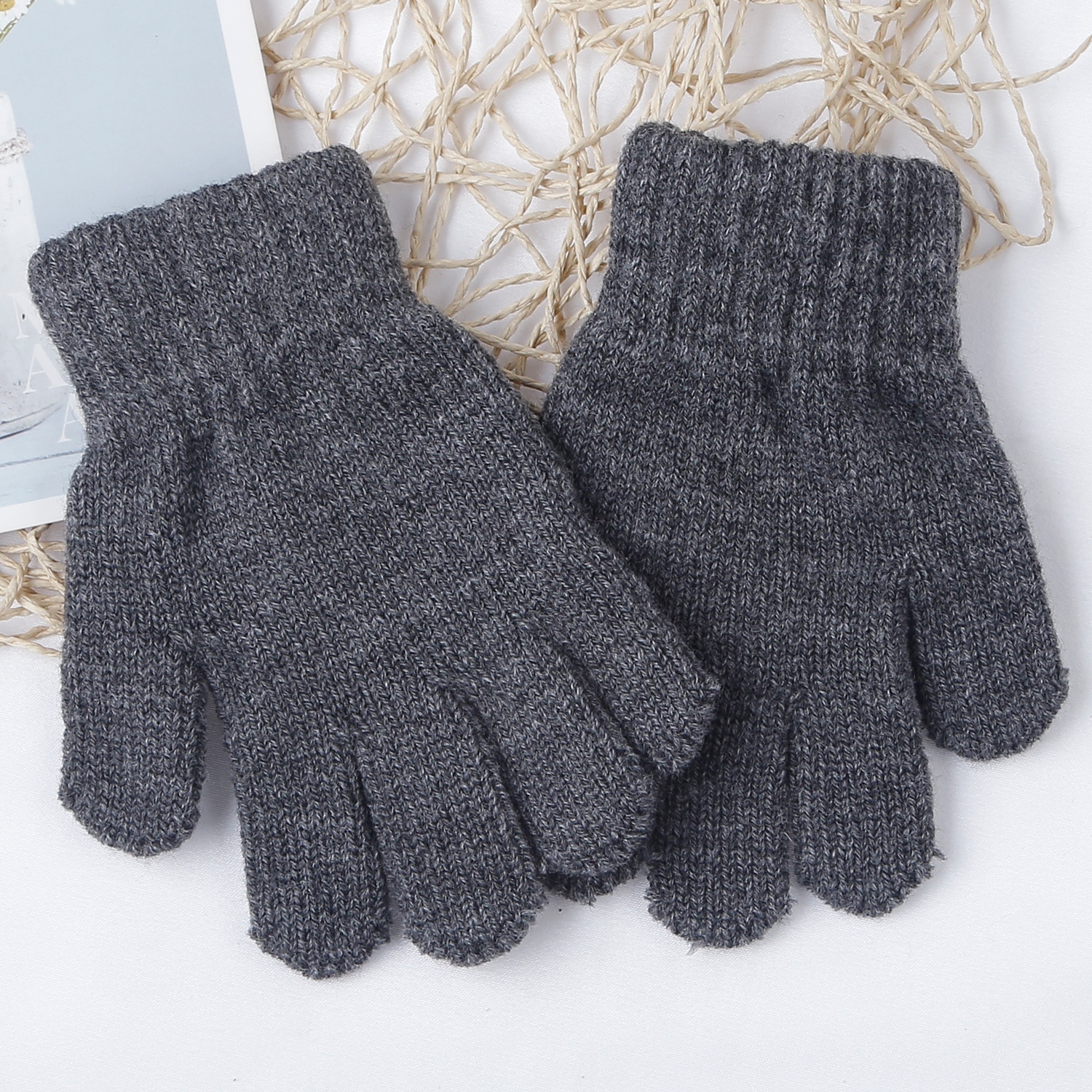 Găng tay KidsPlaza hình gấu 25K-G02 (Xám)